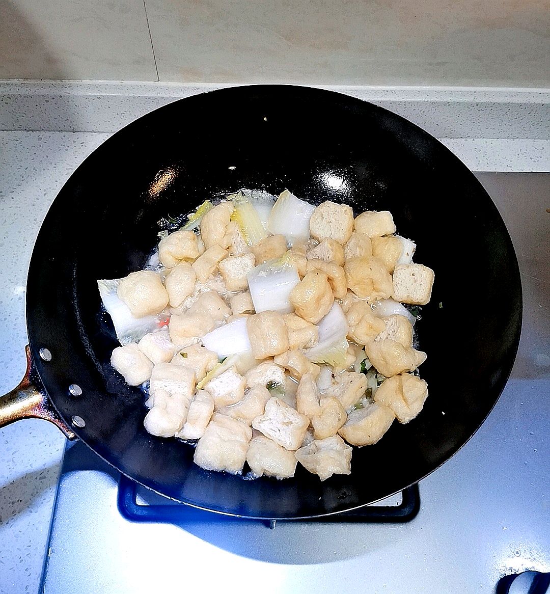 油豆腐烩白菜