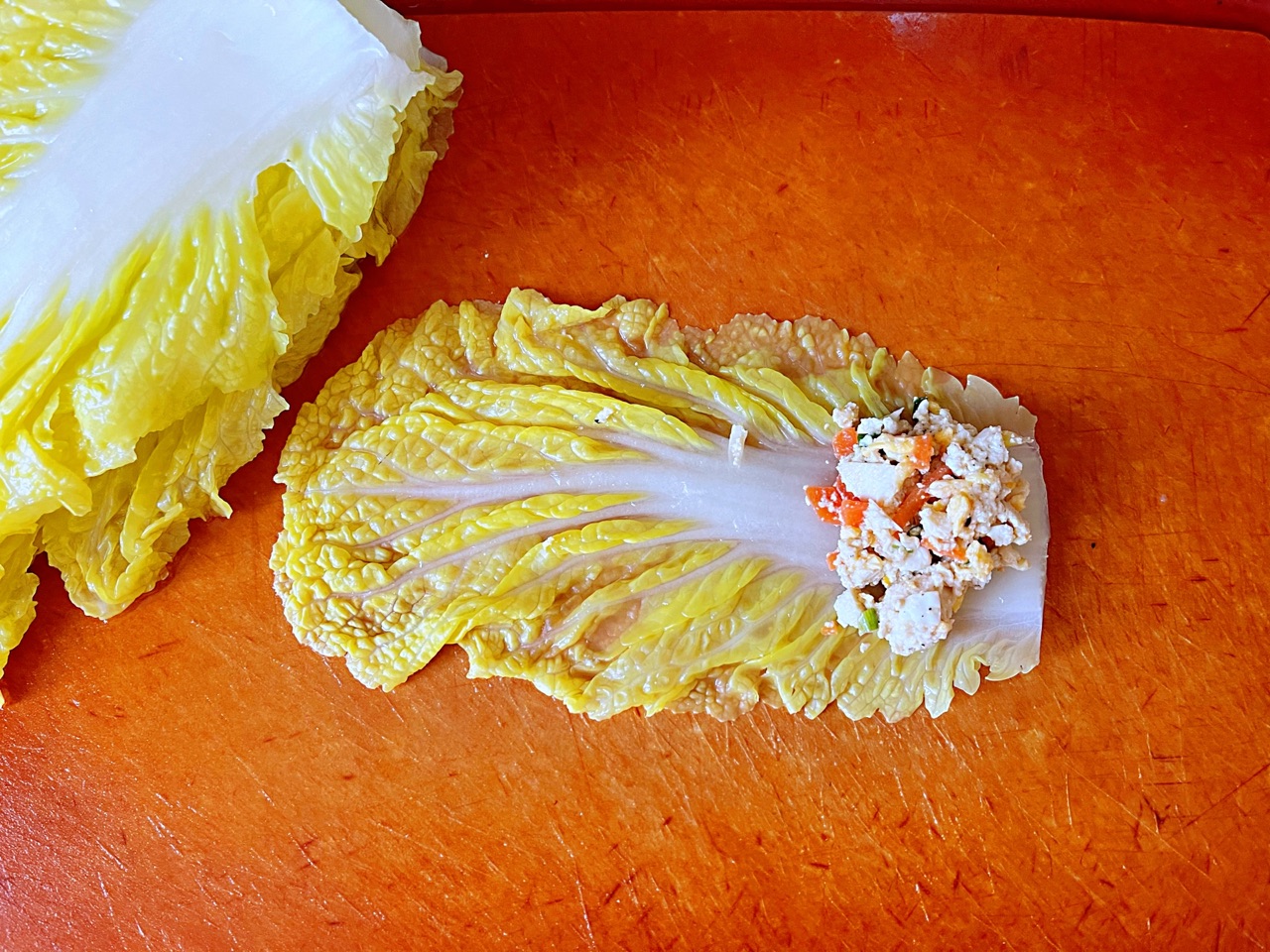 有福有财豆腐鸡蛋白菜卷，好吃不胖～