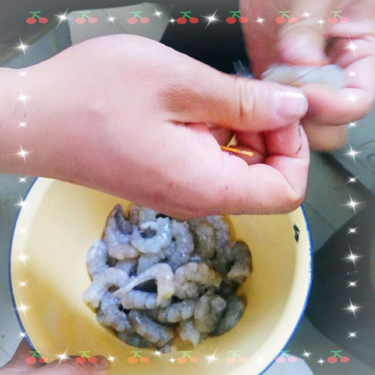 油焖大虾仁
