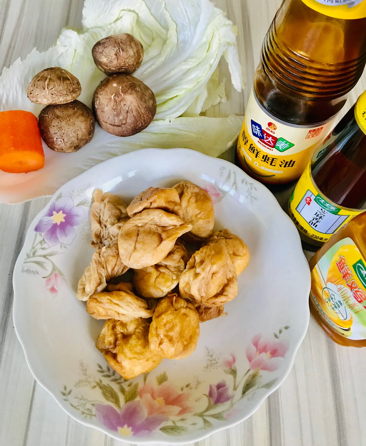 油面筋炒素