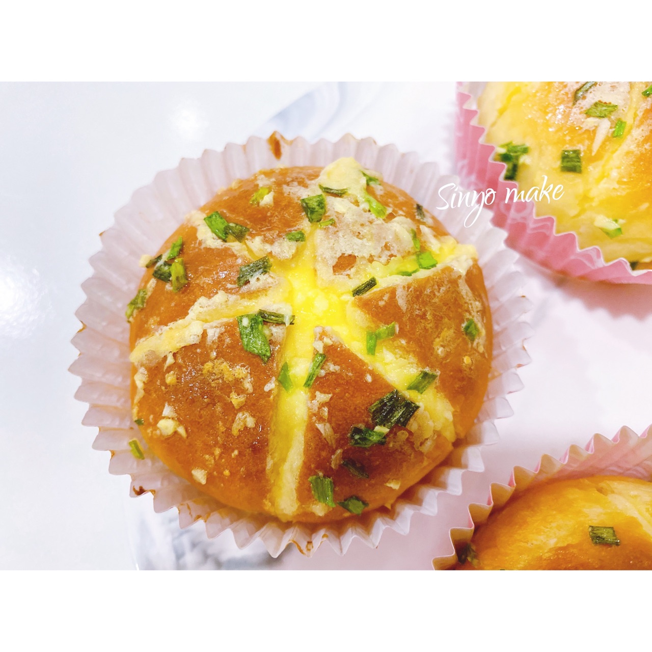 又軟又好吃的蒜香奶酪包（網紅麵包）