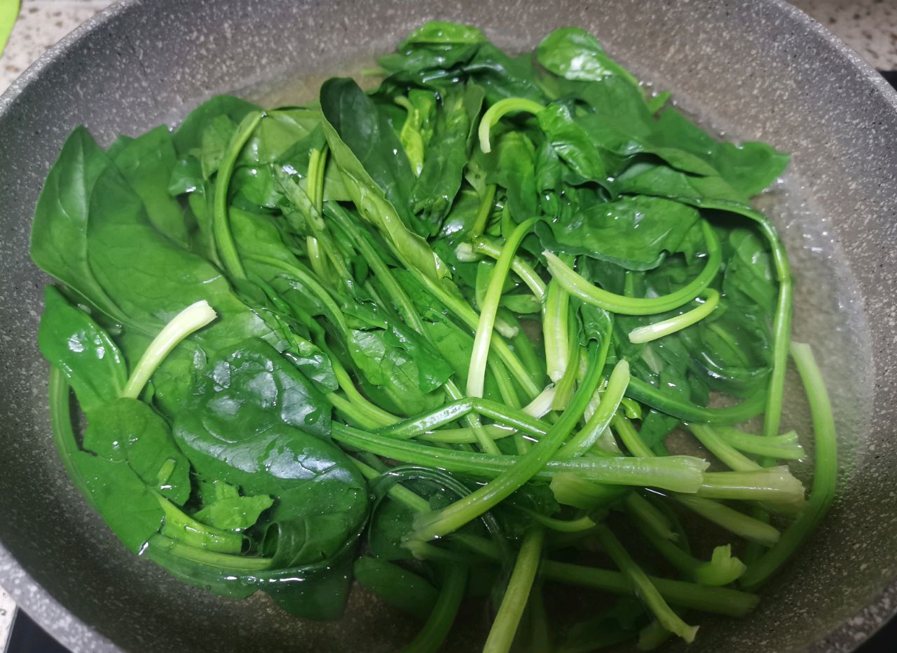 油条拌菠菜