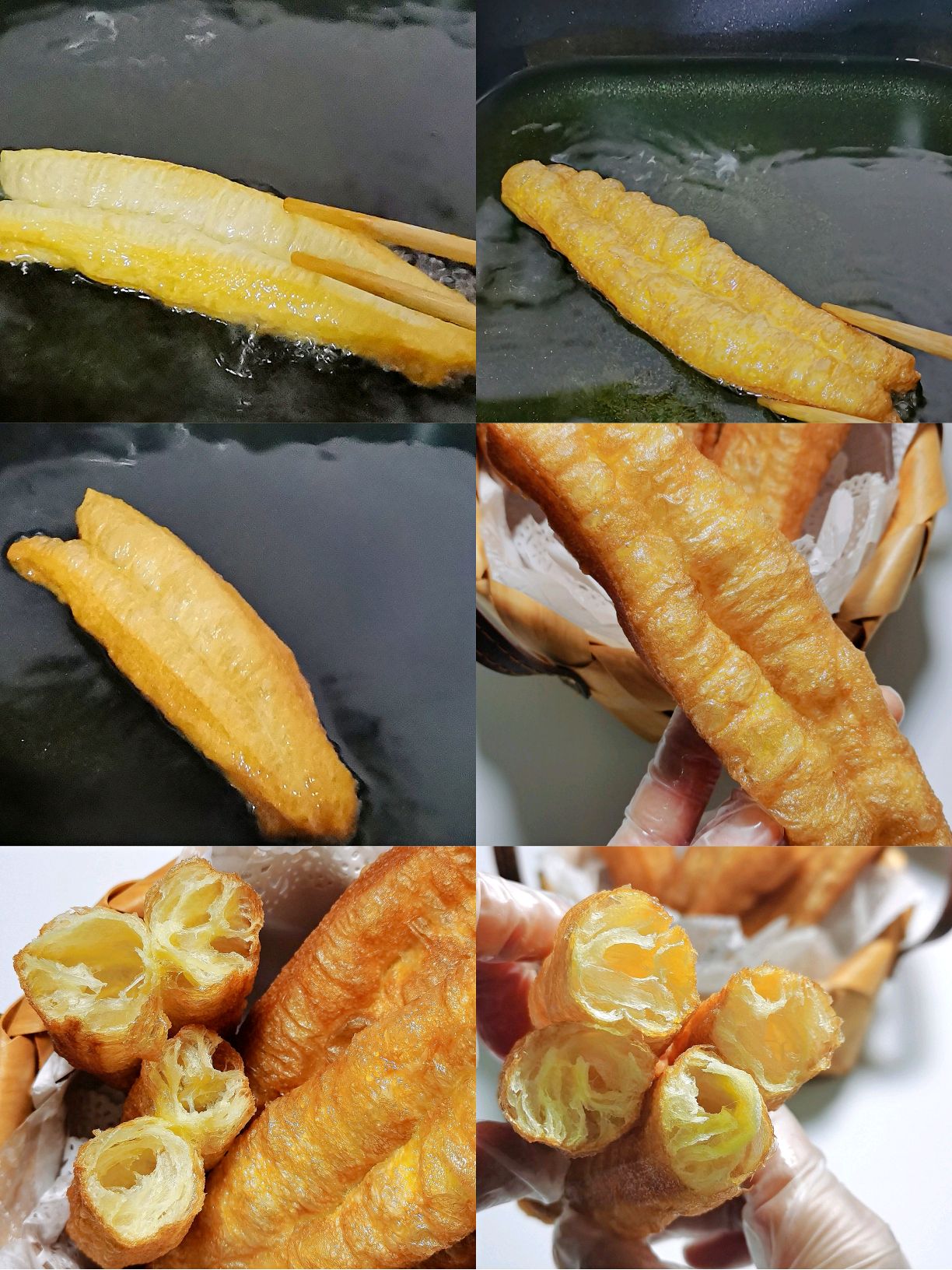 油条（酵母版+泡打粉版）