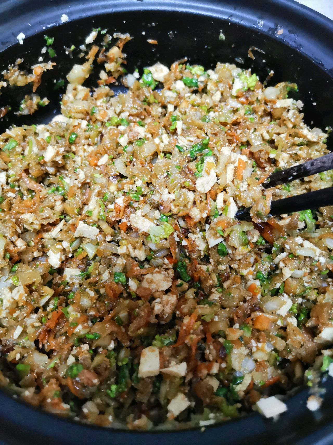 油条素馅水饺