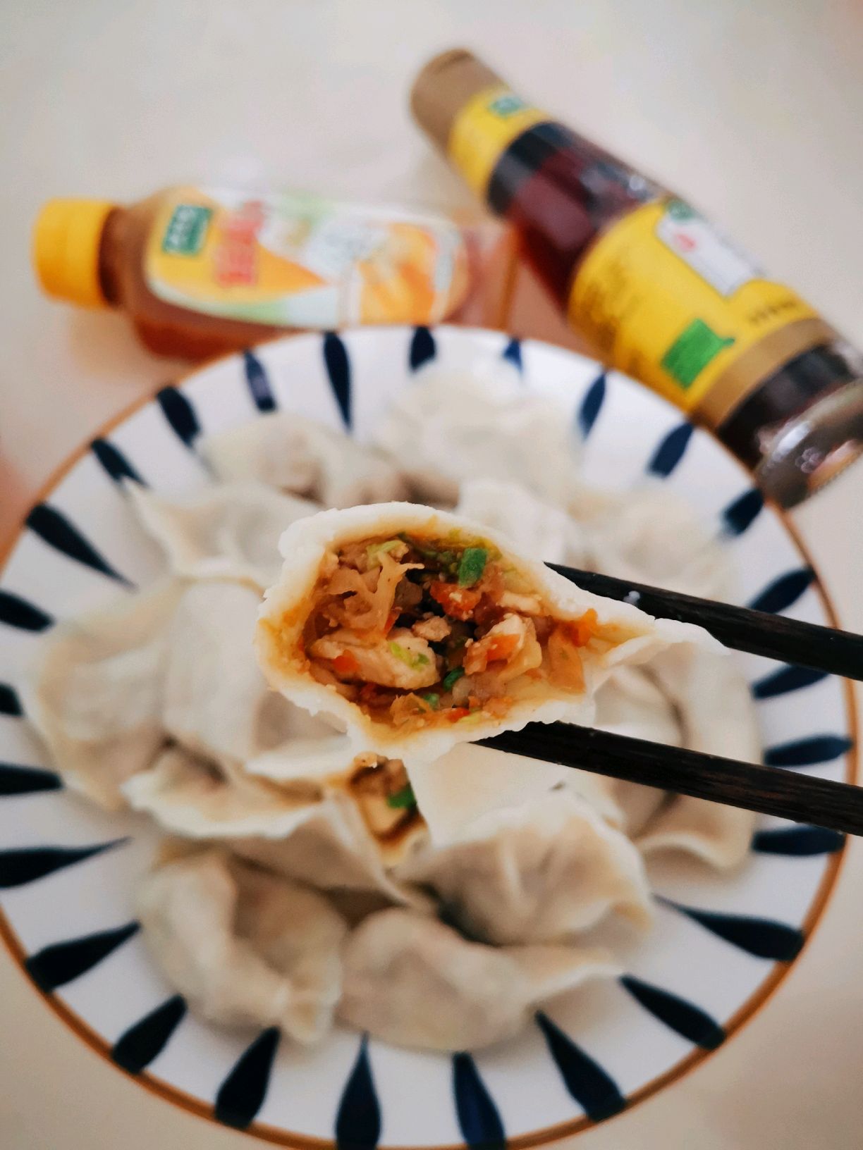 油条素馅水饺