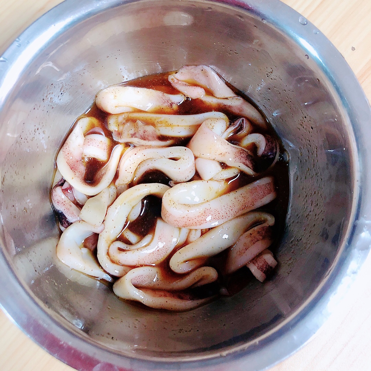 鱿鱼炒芝士年糕