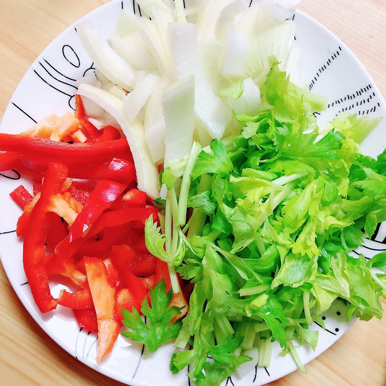 鱿鱼炒芝士年糕