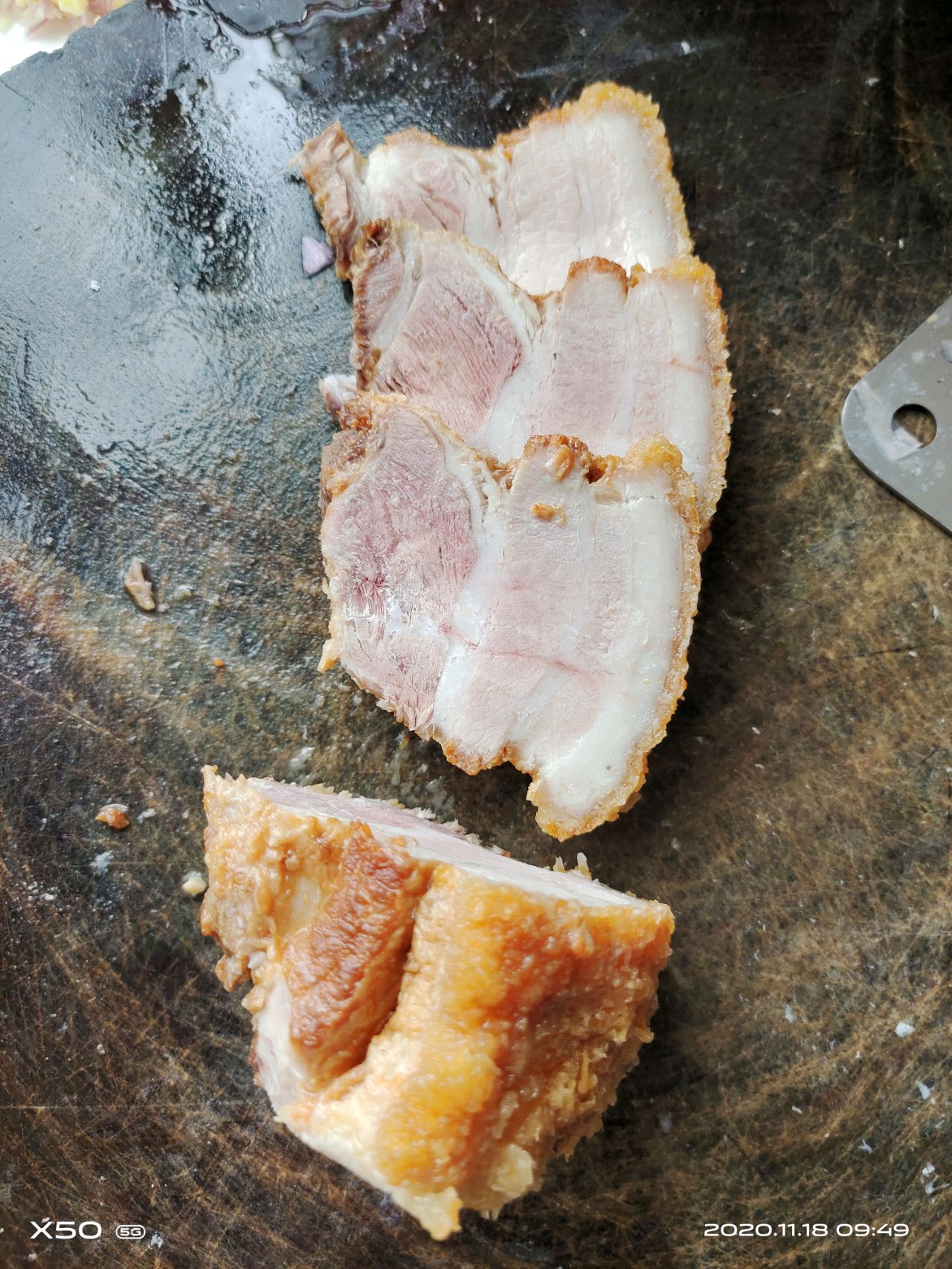 鱿鱼干煲扣肉
