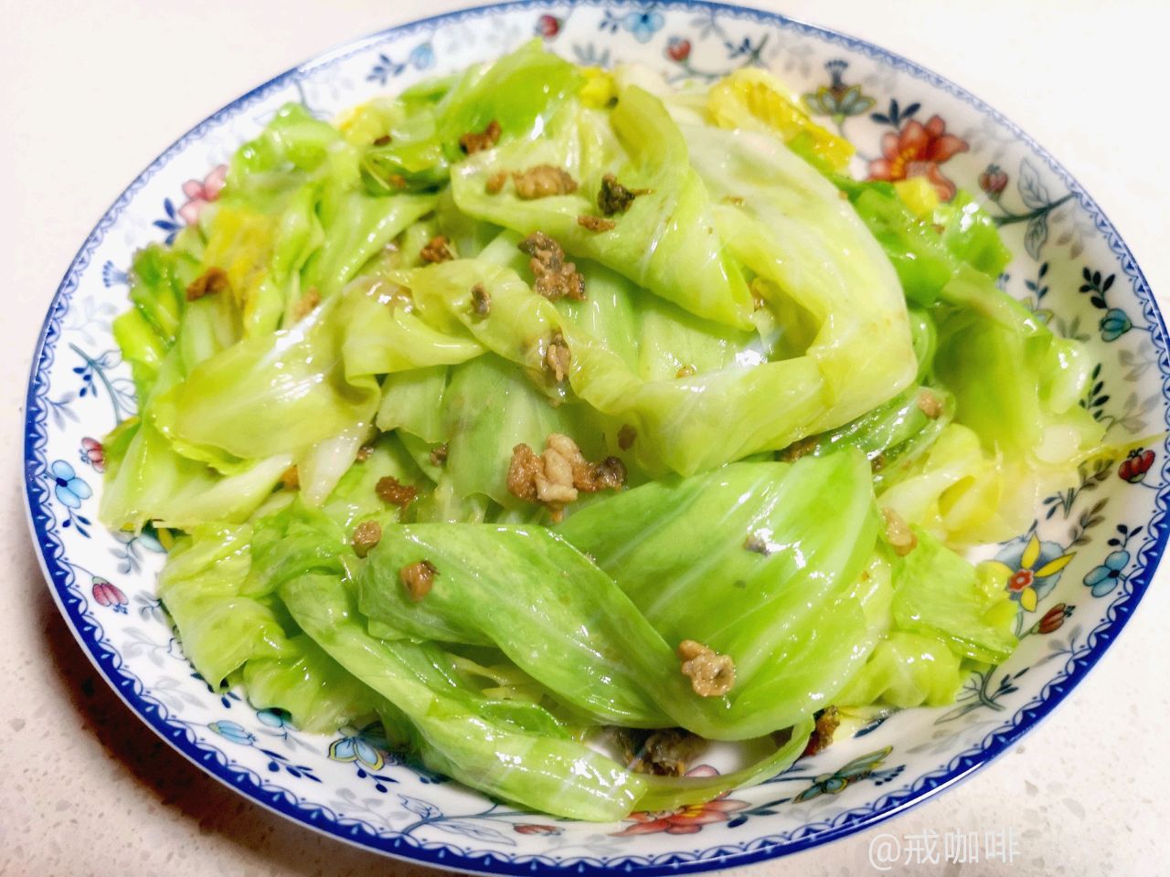 油渣炒包菜