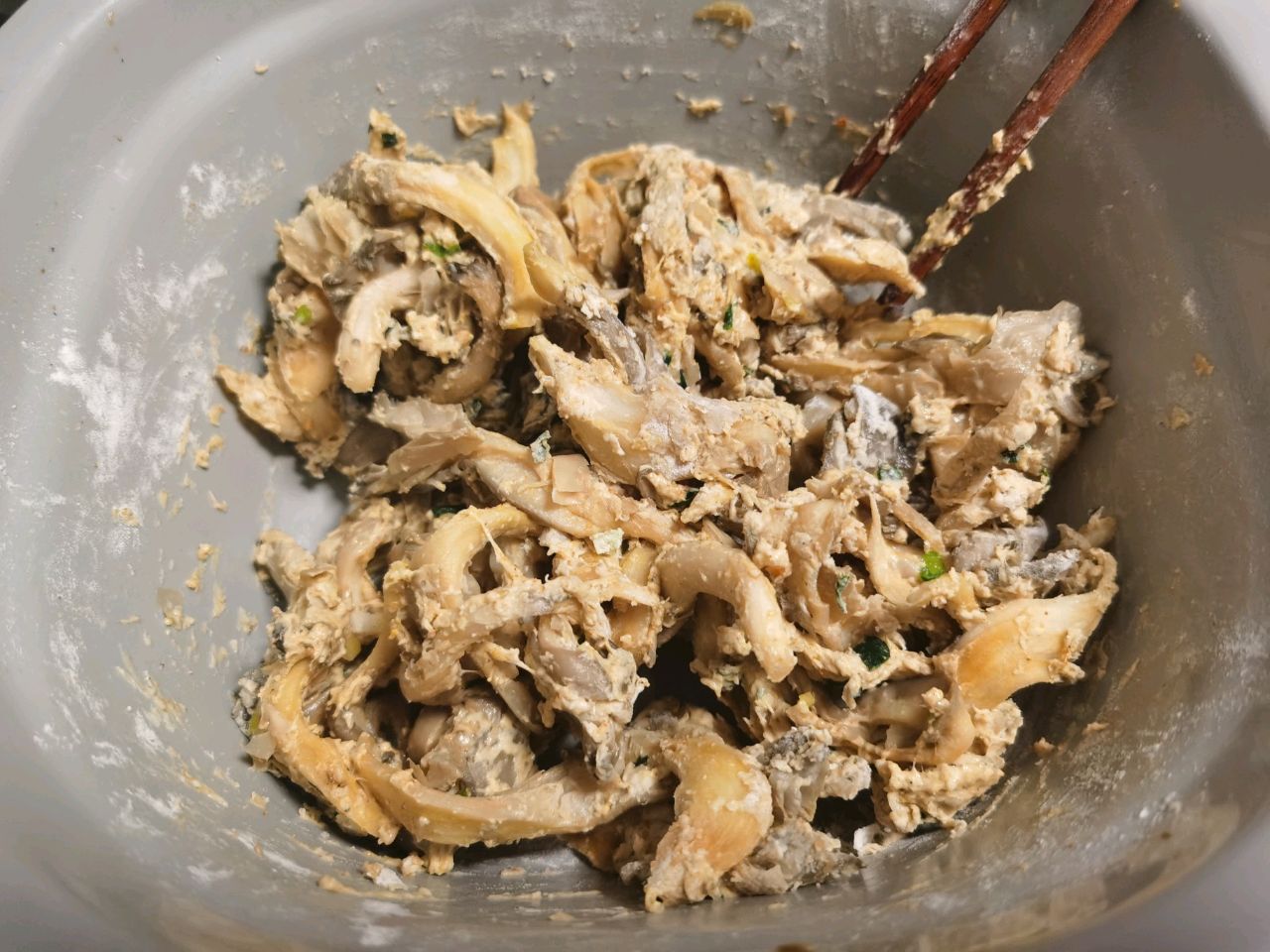 油炸平菇（外脆里嫩）