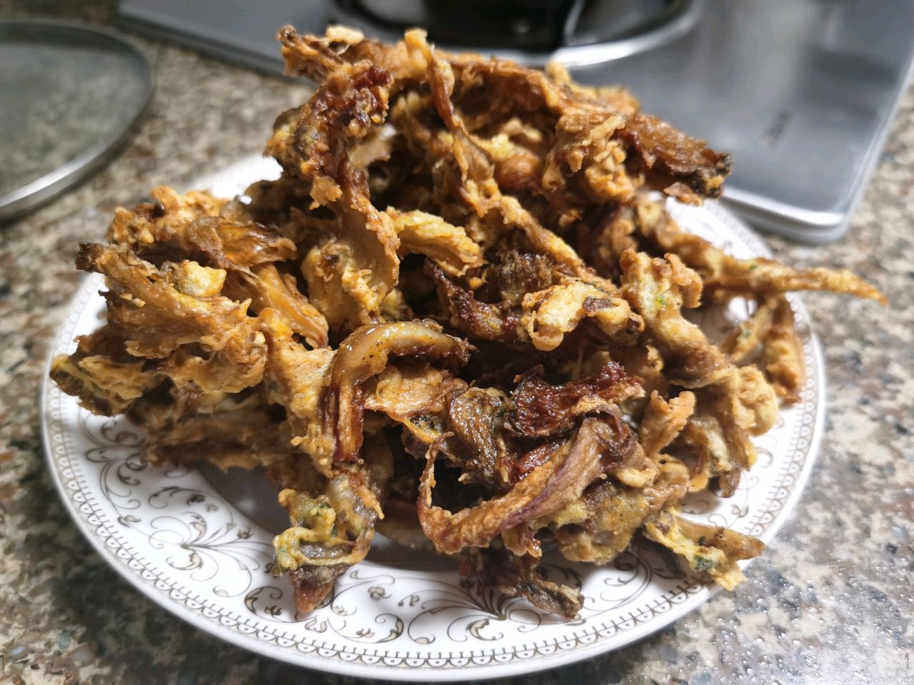 油炸平菇（外脆里嫩）