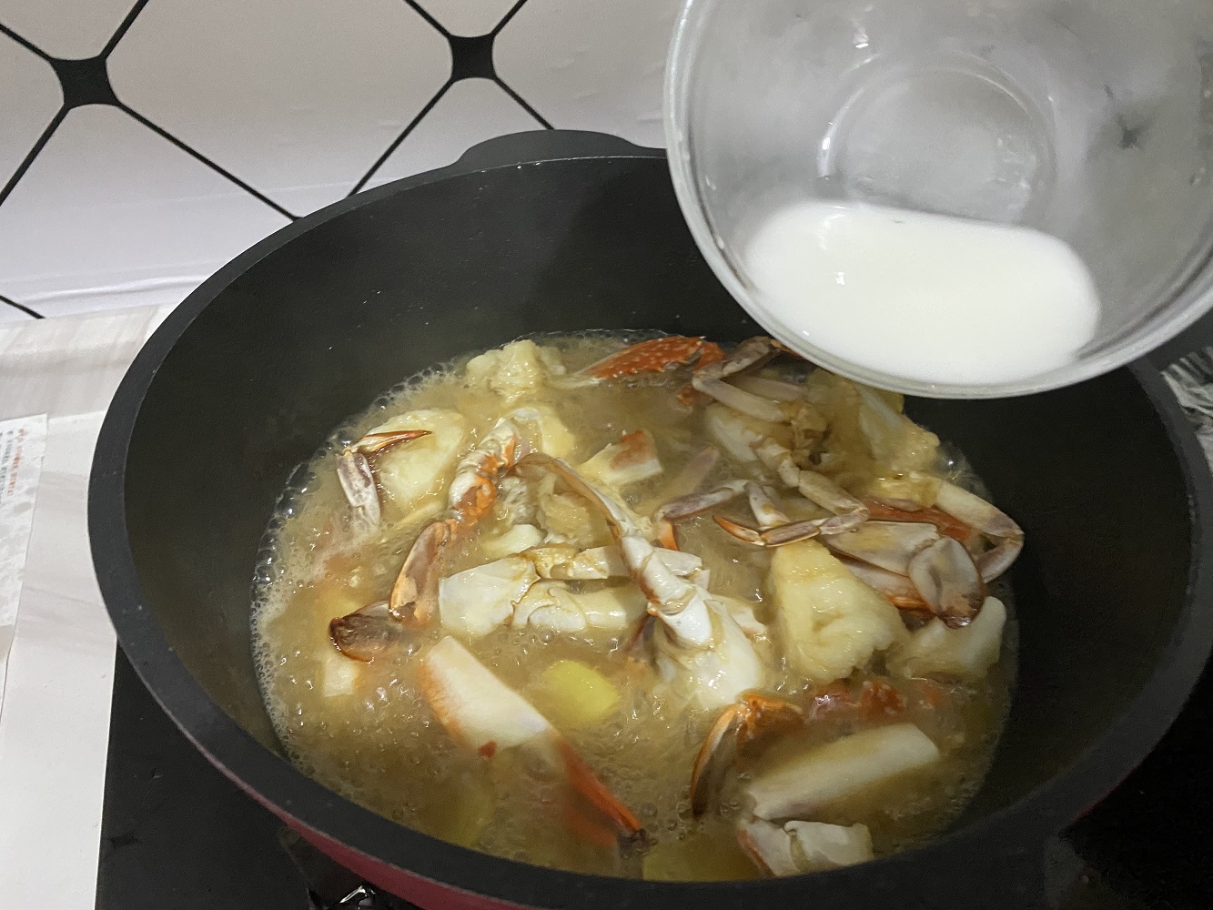 油炸梭子蟹