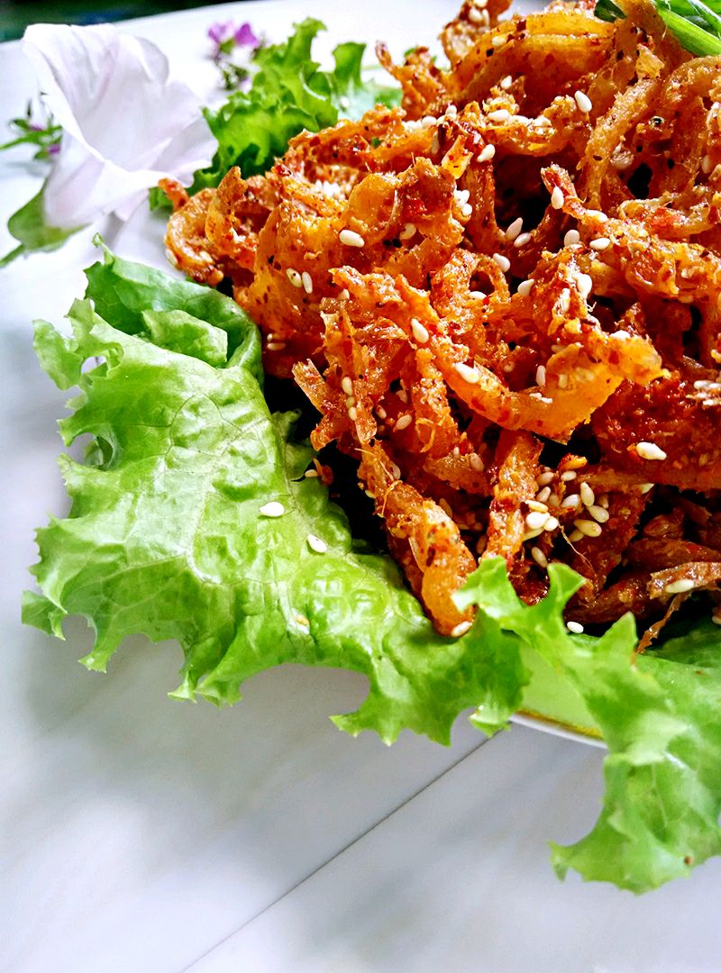 油炸香酥银鱼