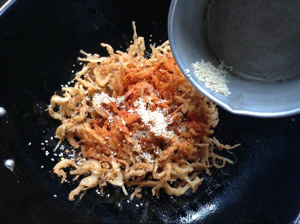 油炸香酥银鱼