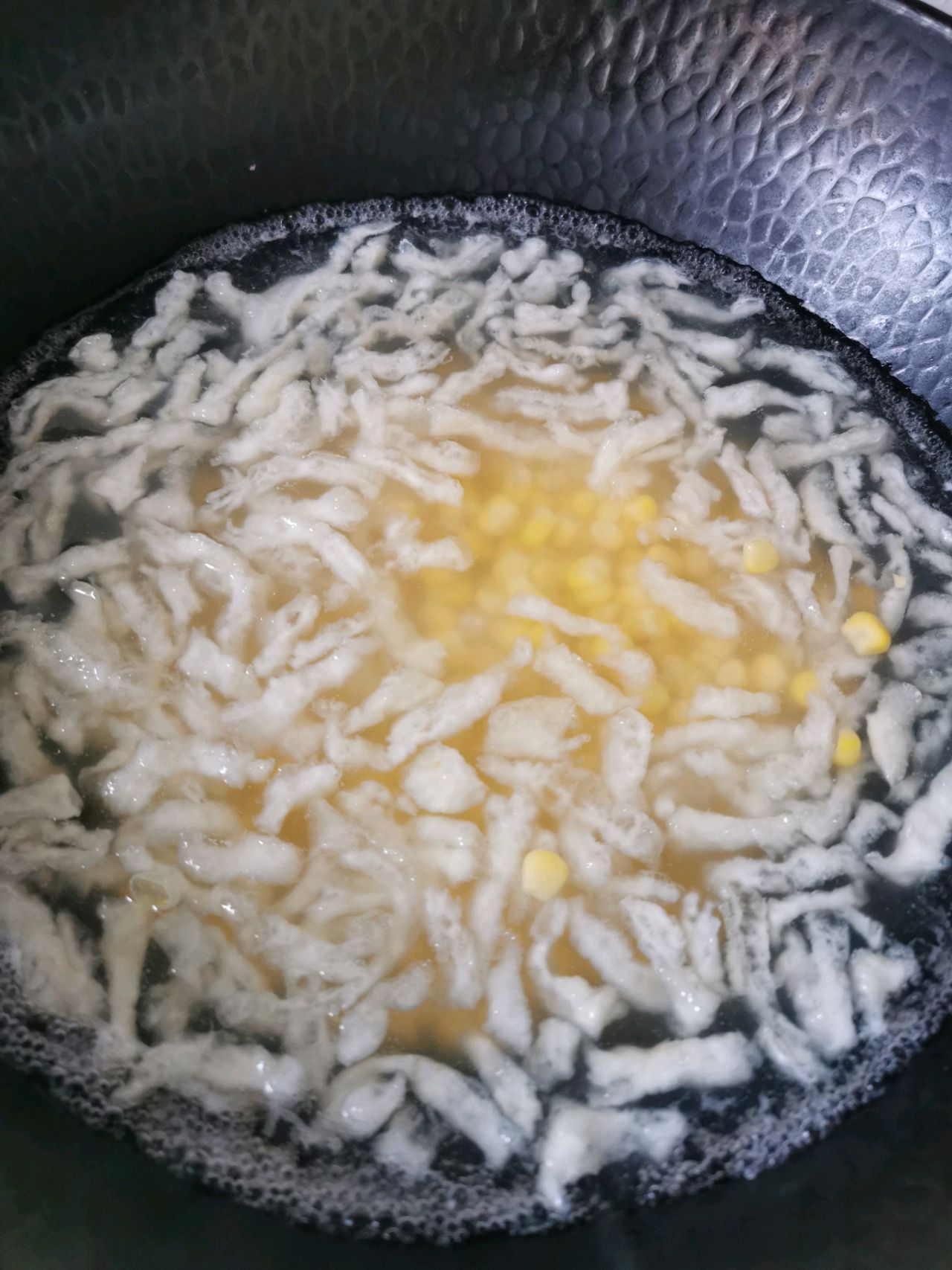 魚肚粟米羹