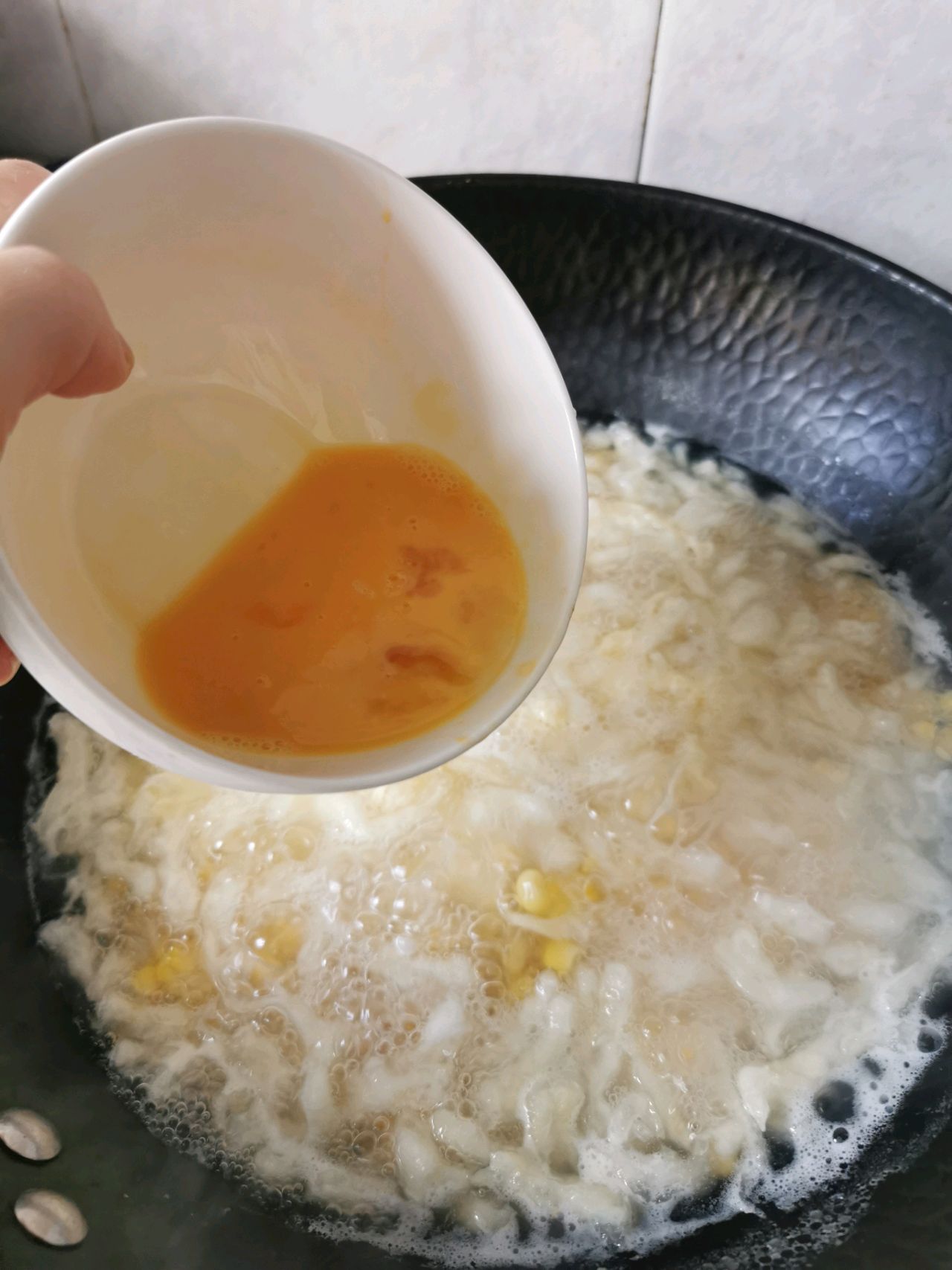 魚肚粟米羹