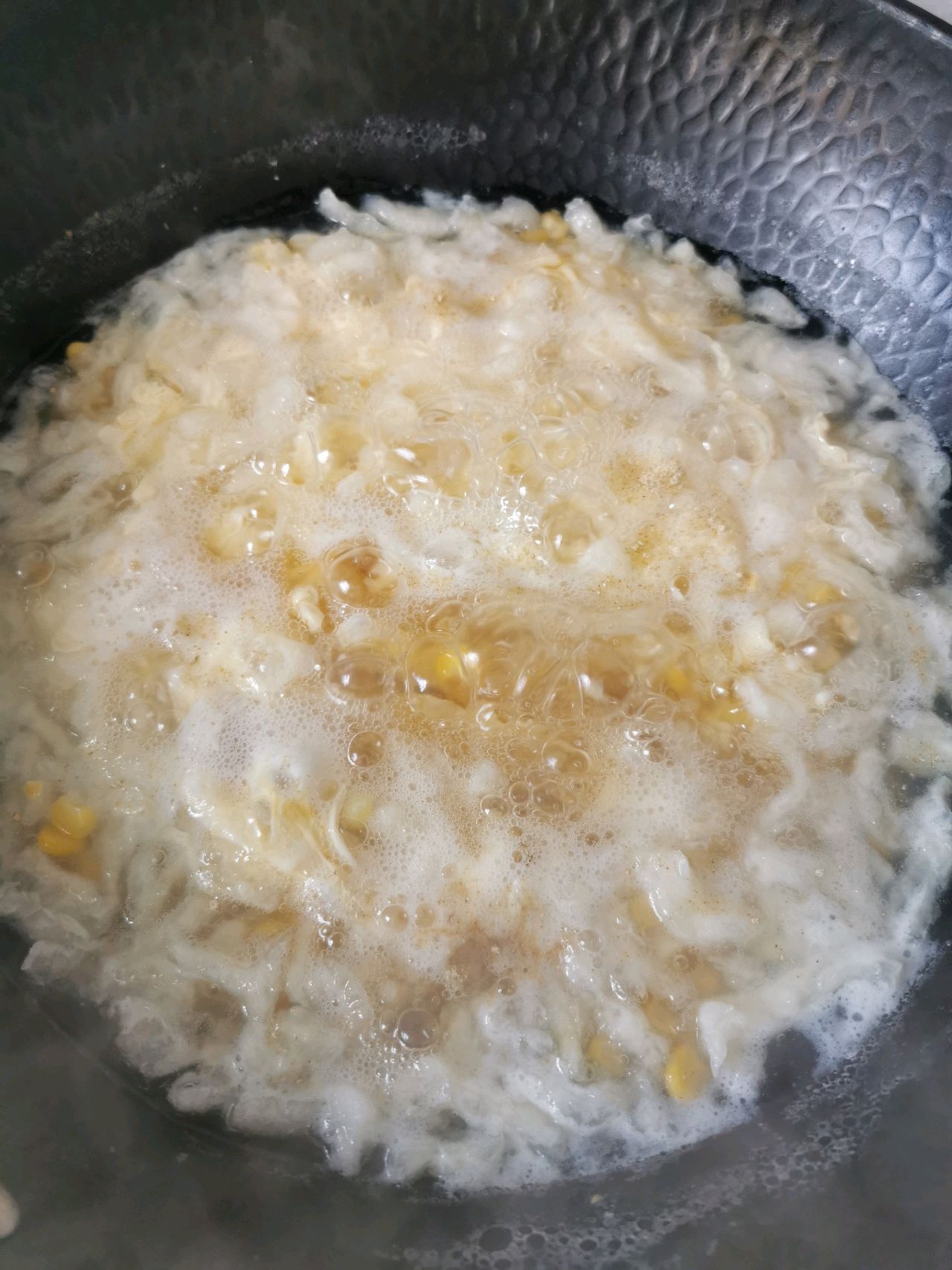 魚肚粟米羹