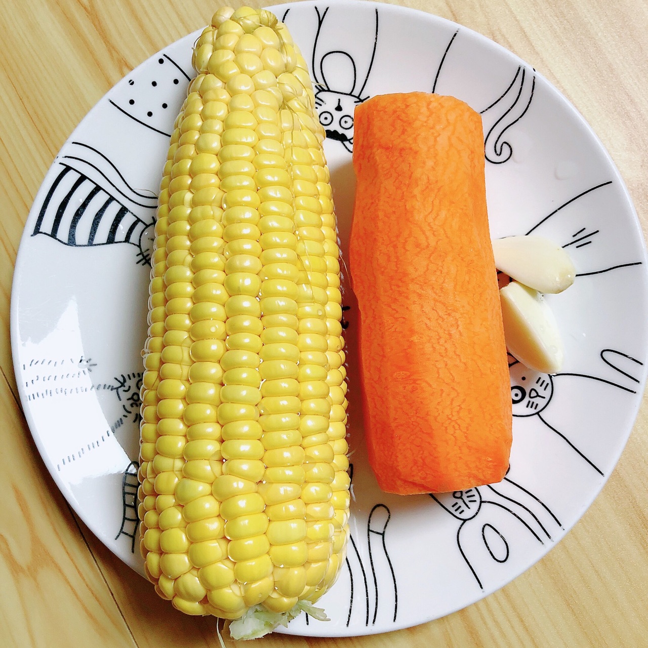 玉米炒虾仁