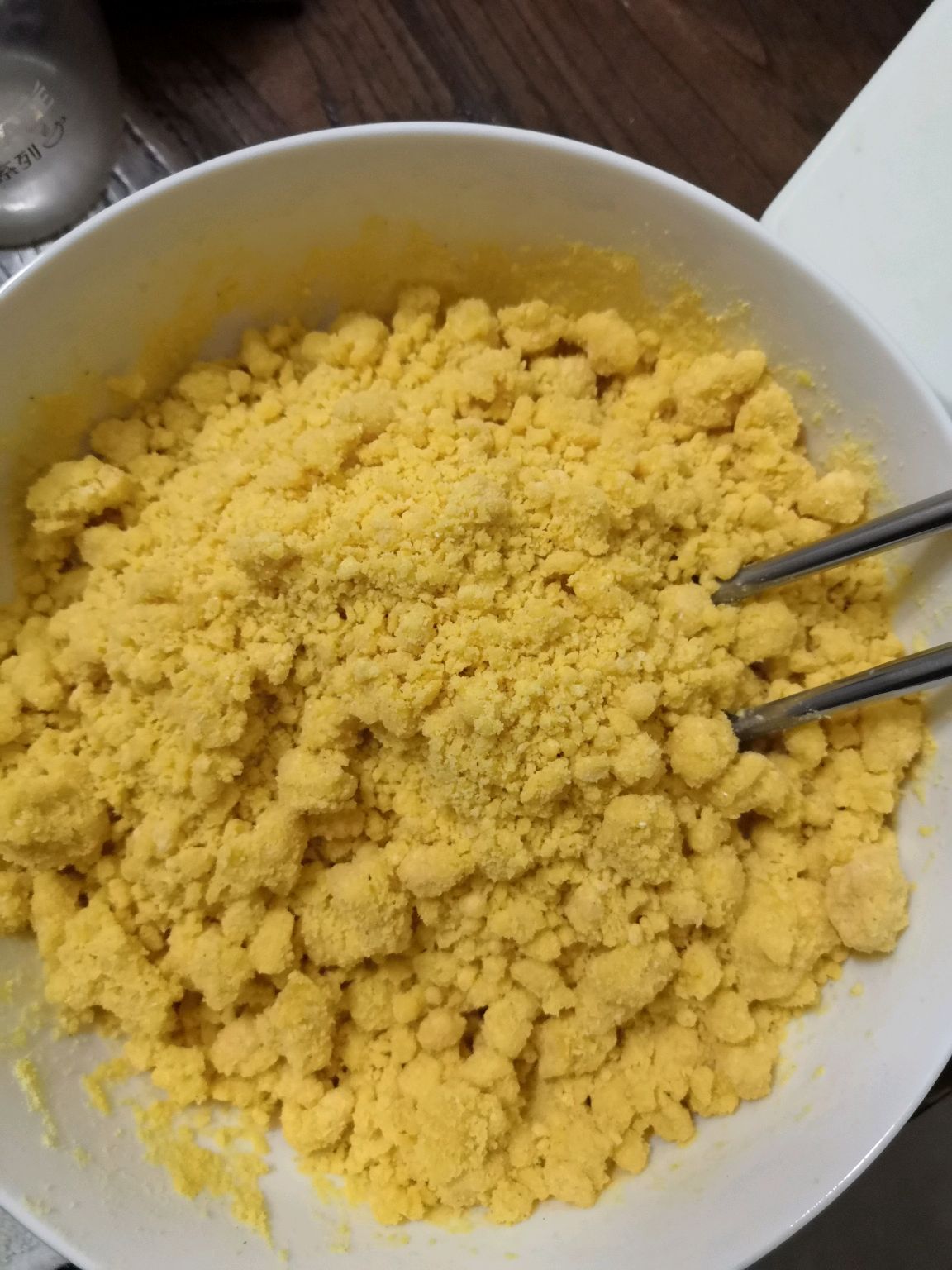 玉米面豆面窝头