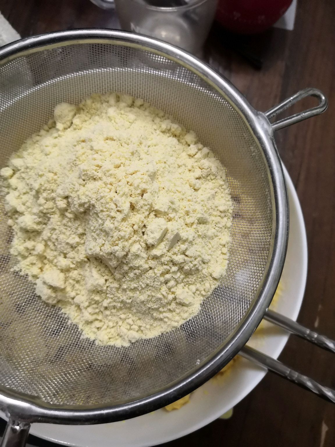 玉米面豆面窝头