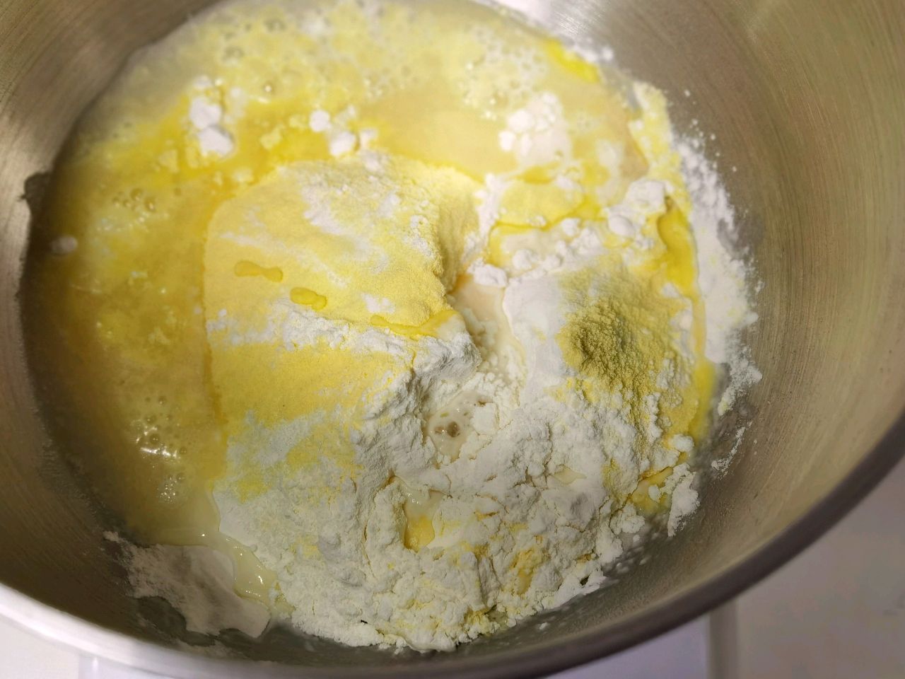 玉米面生煎包