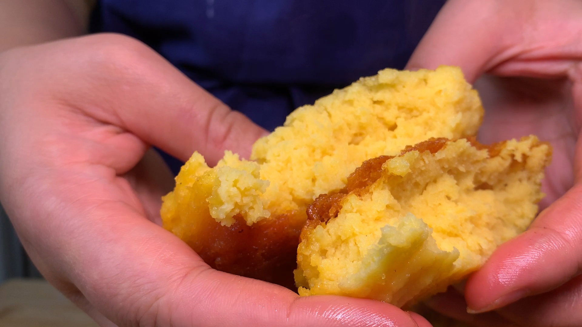 玉米面贴饼子