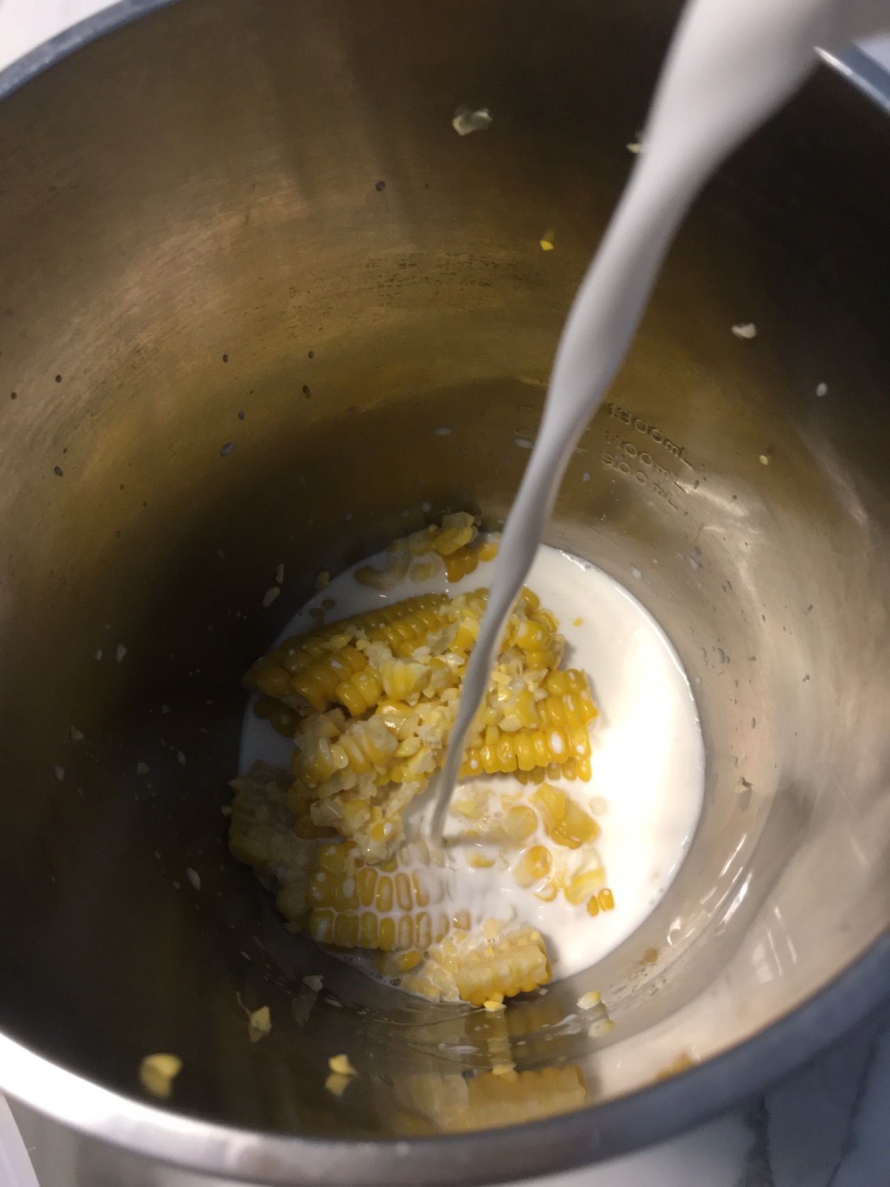 玉米牛奶糊