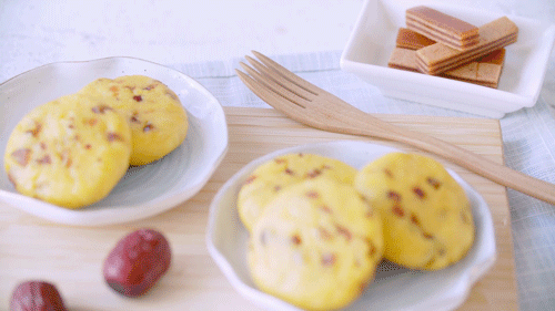 玉米薯香饼