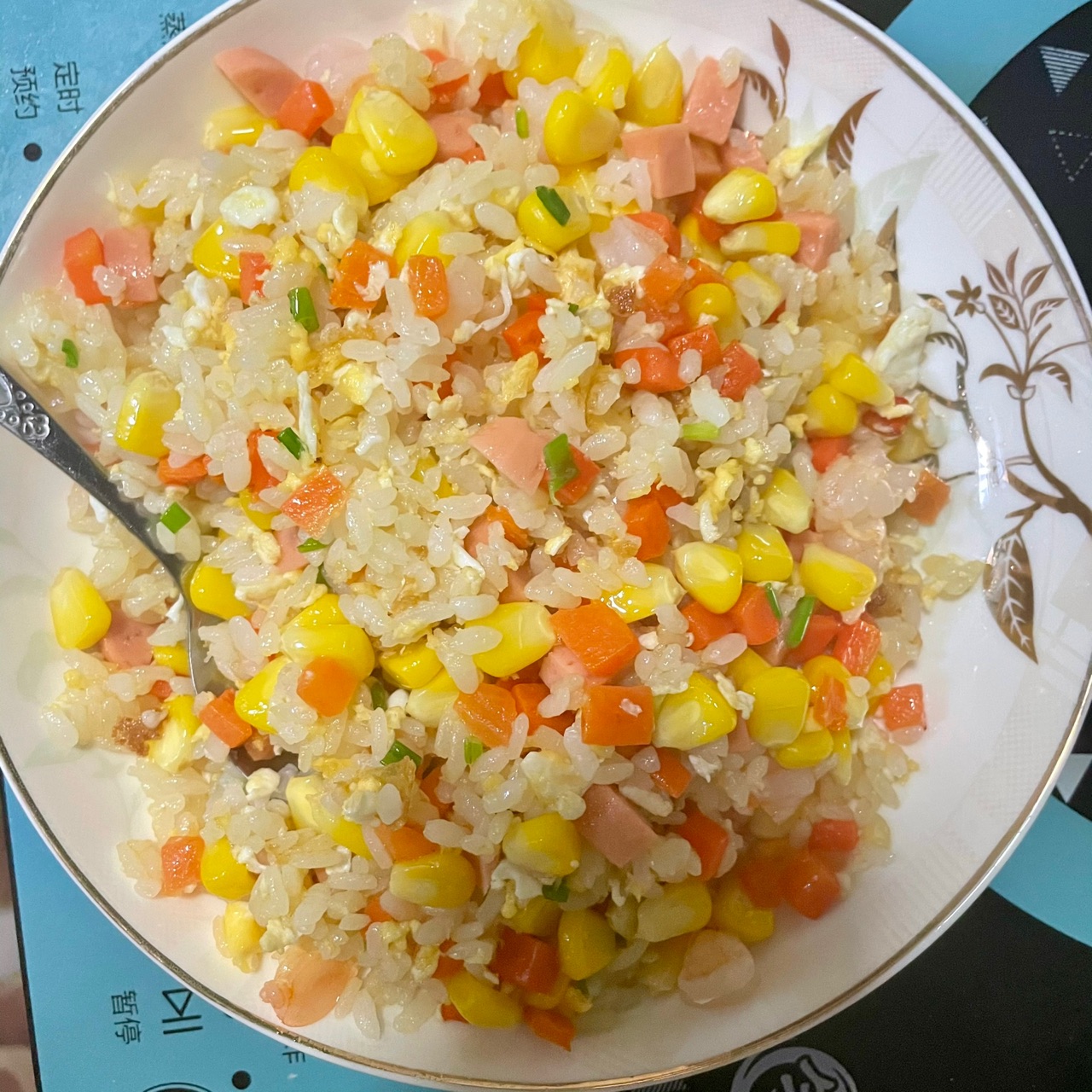 玉米虾仁蛋炒饭