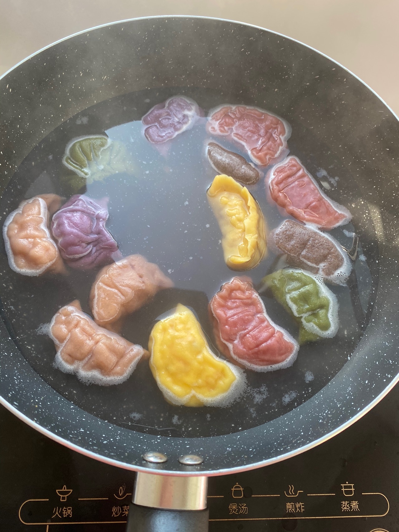玉米香菇虾仁水饺