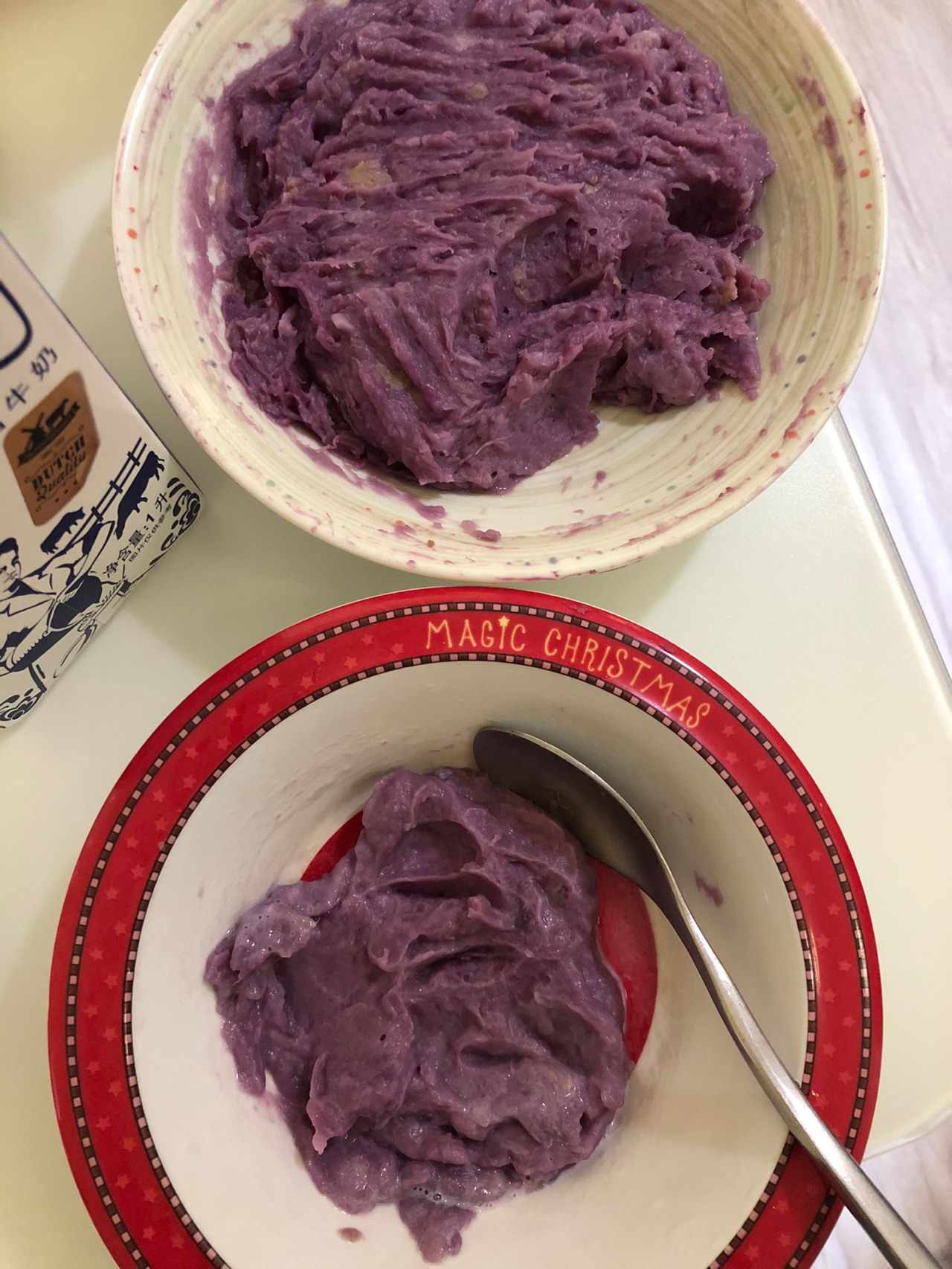 芋泥香蕉夹心可丽饼｜健康甜品