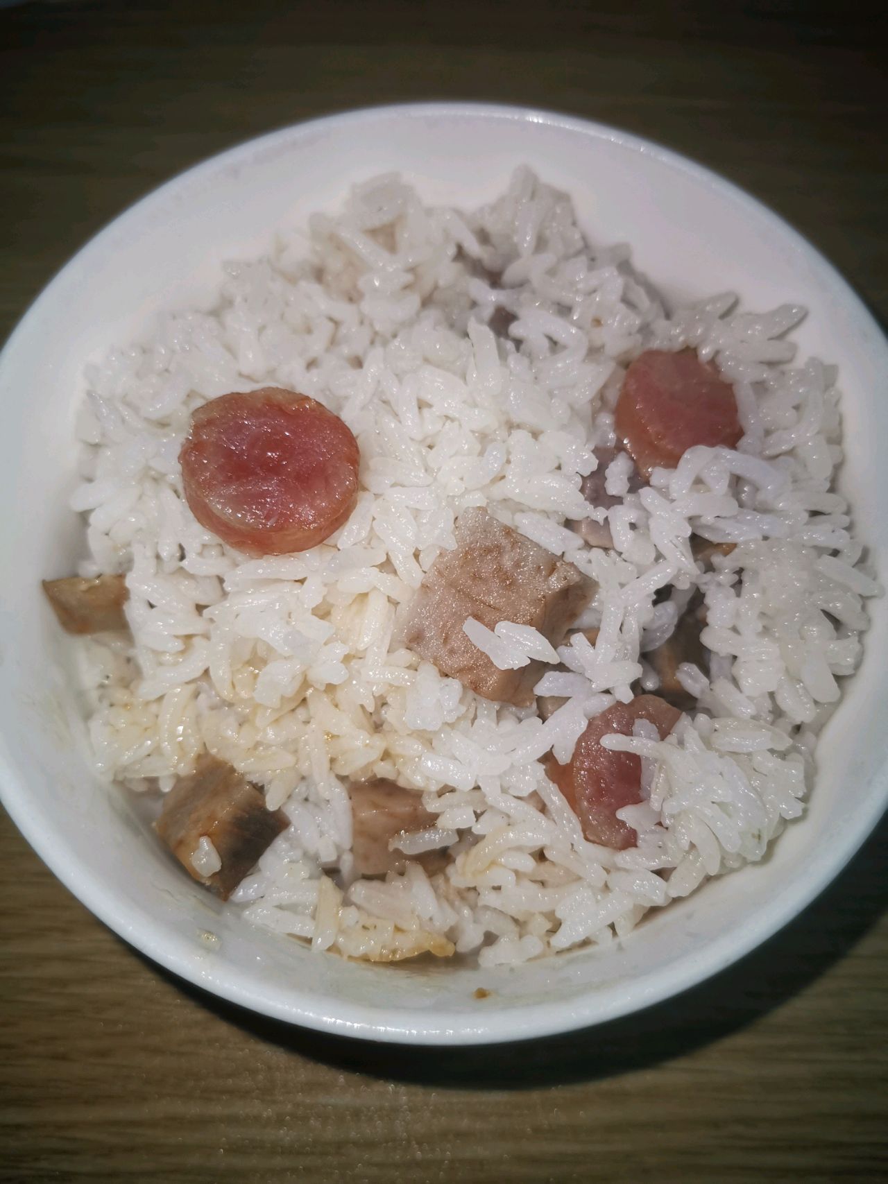 芋头腊肠饭