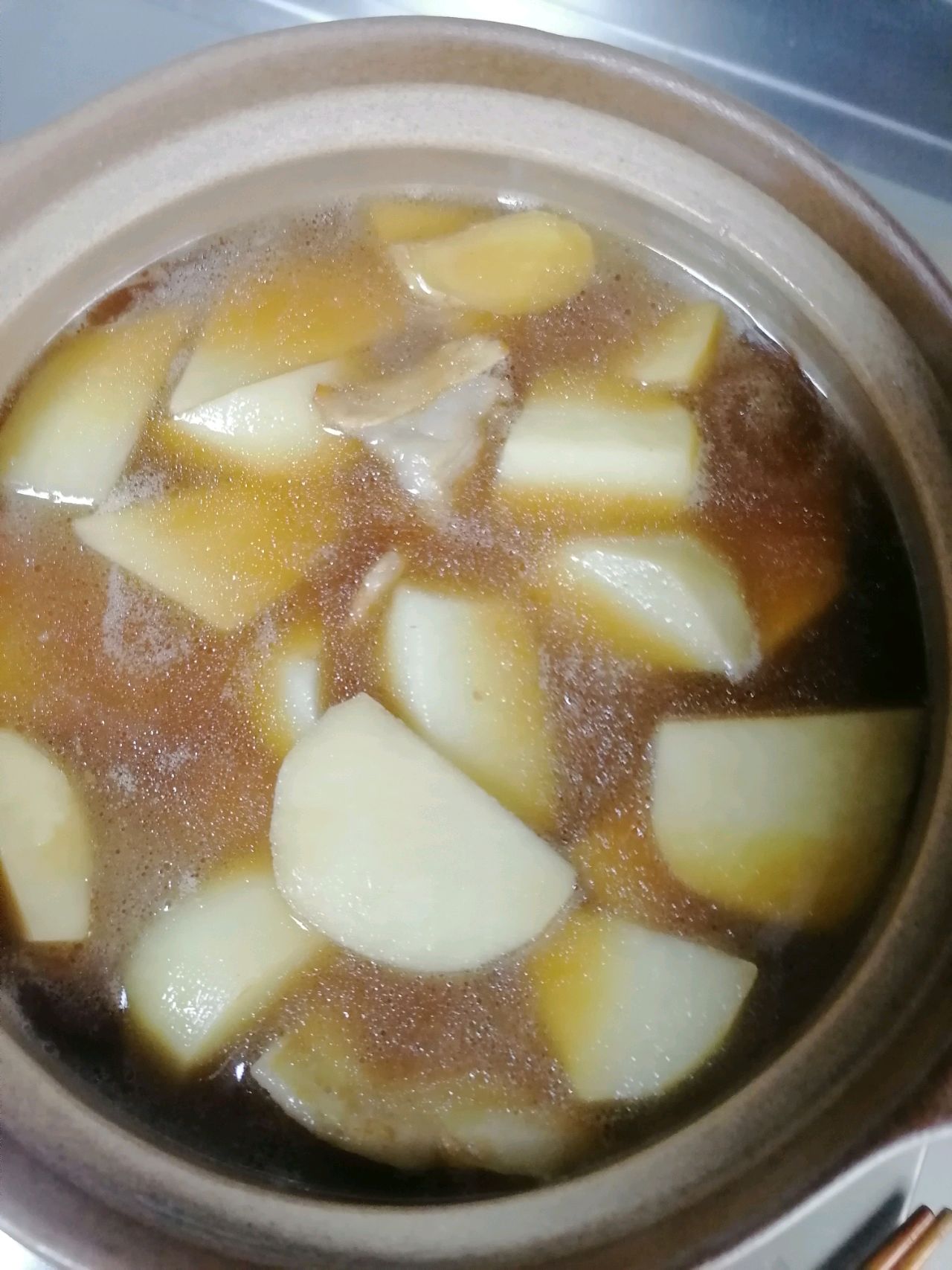 芋头烧蛤蜊—鲜！