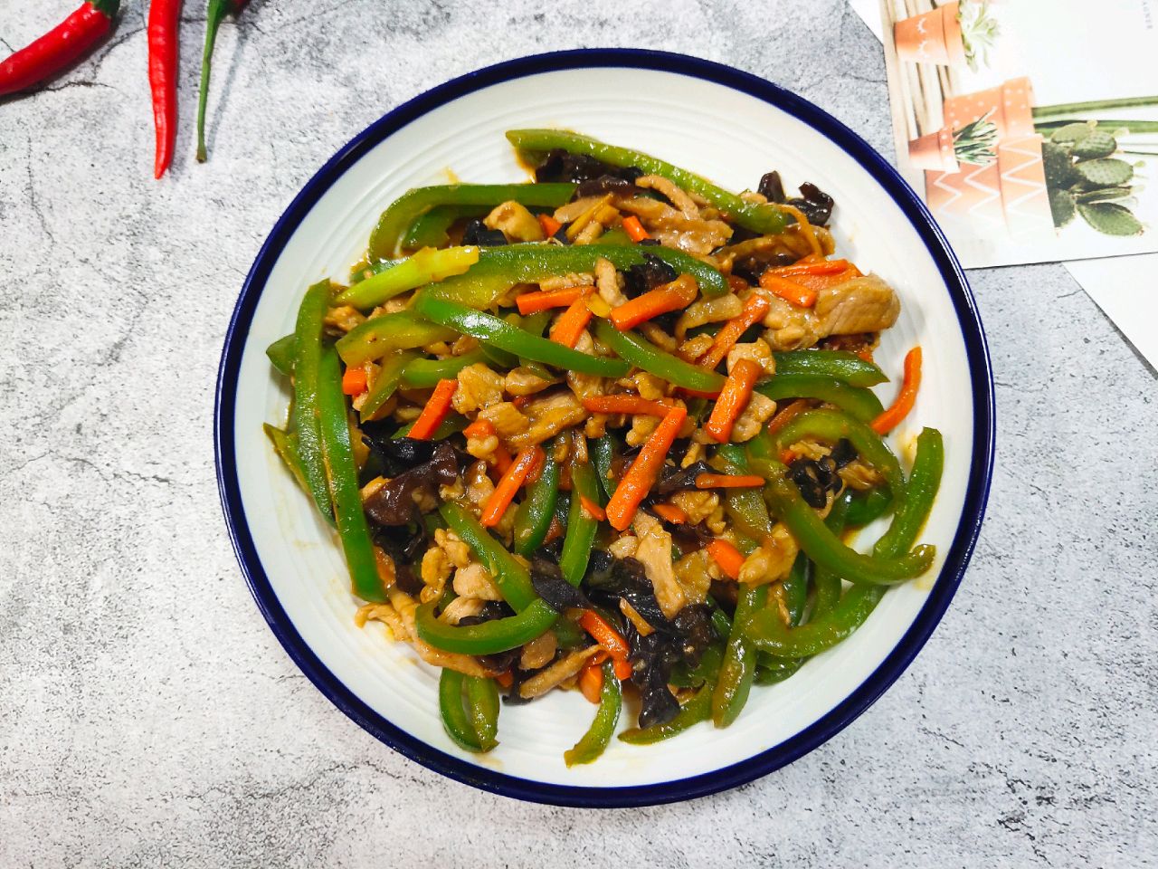 鱼香肉丝，经典下饭菜！