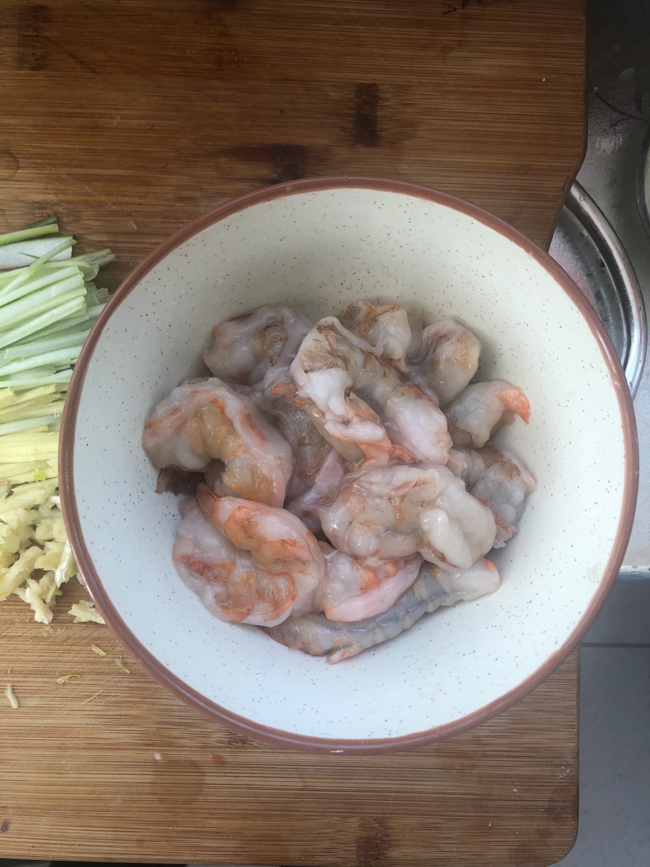 鱼香虾球扒油菜
