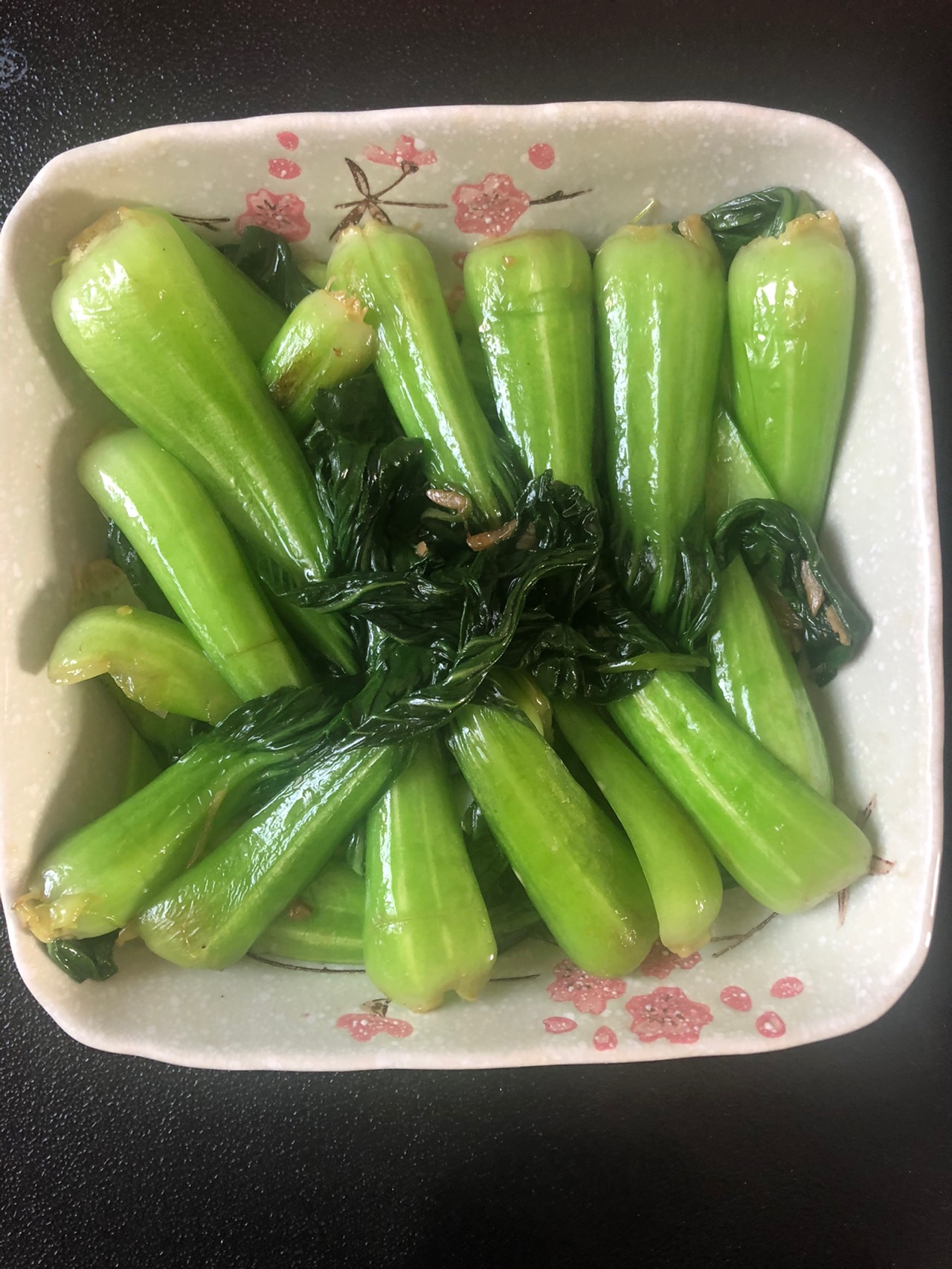 鱼香虾球扒油菜