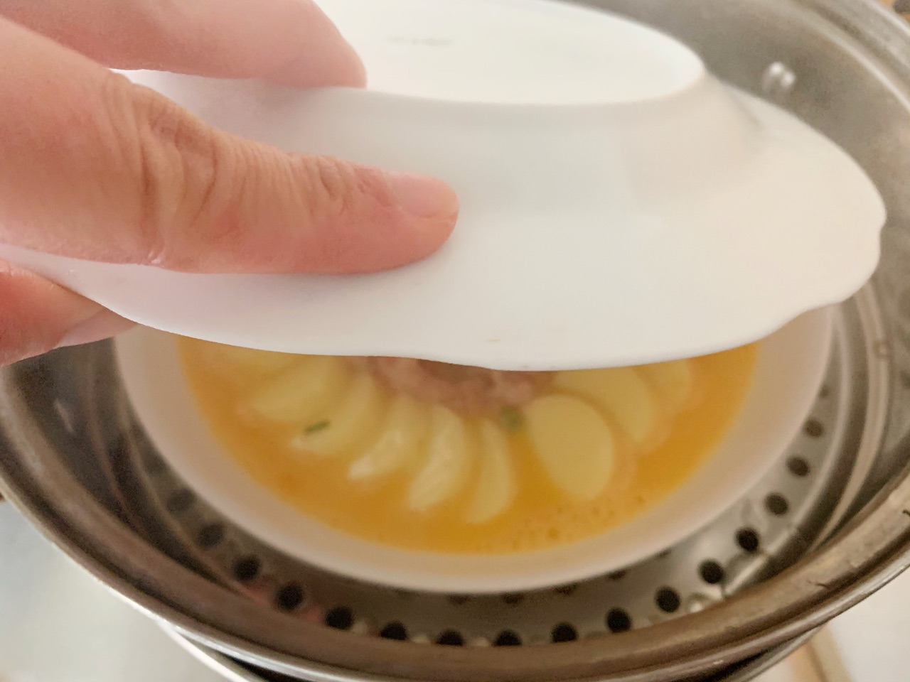 玉子豆腐蒸鸡蛋肉饼
