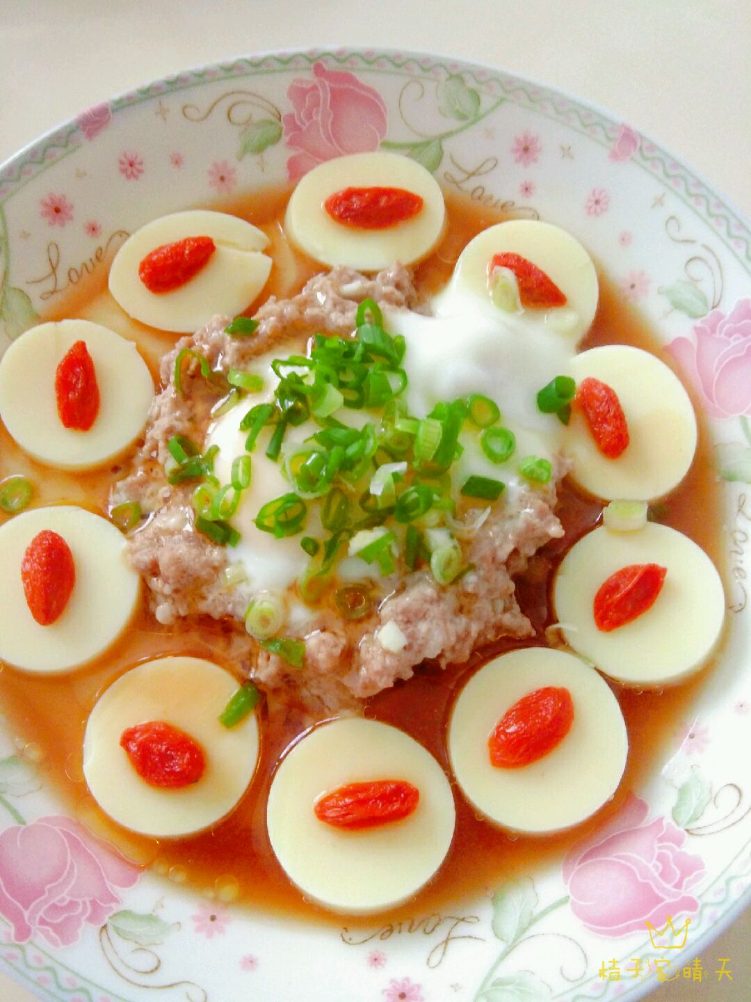 玉子蒸肉沫