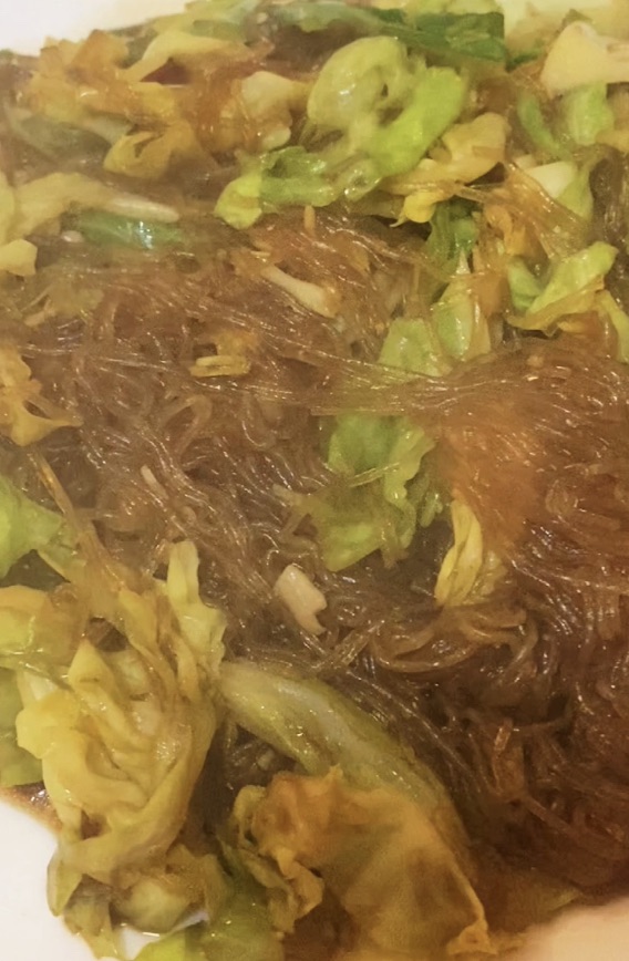 圆白菜炒粉丝