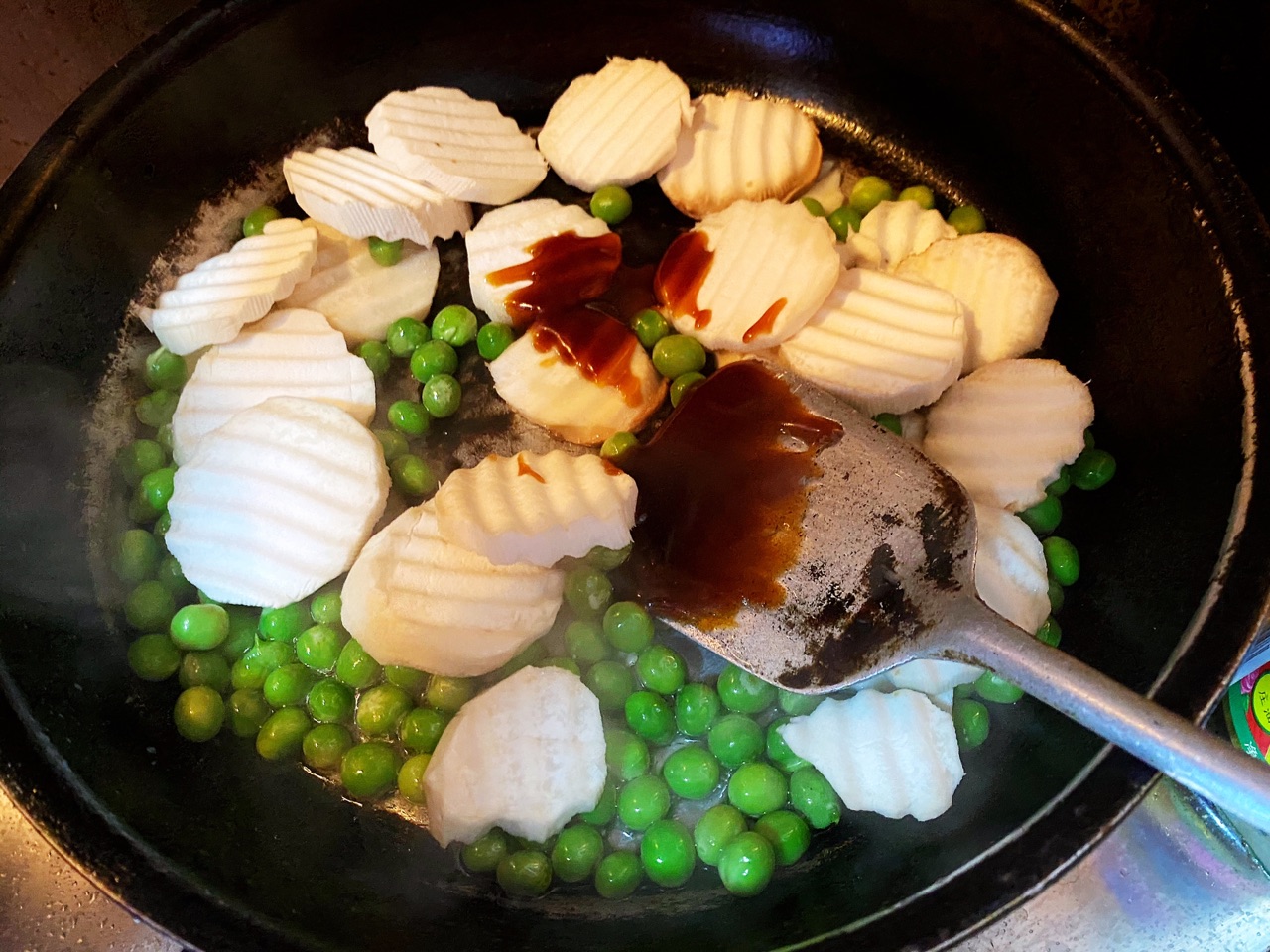 【原创】蚝油杏鲍菇白灼菜心