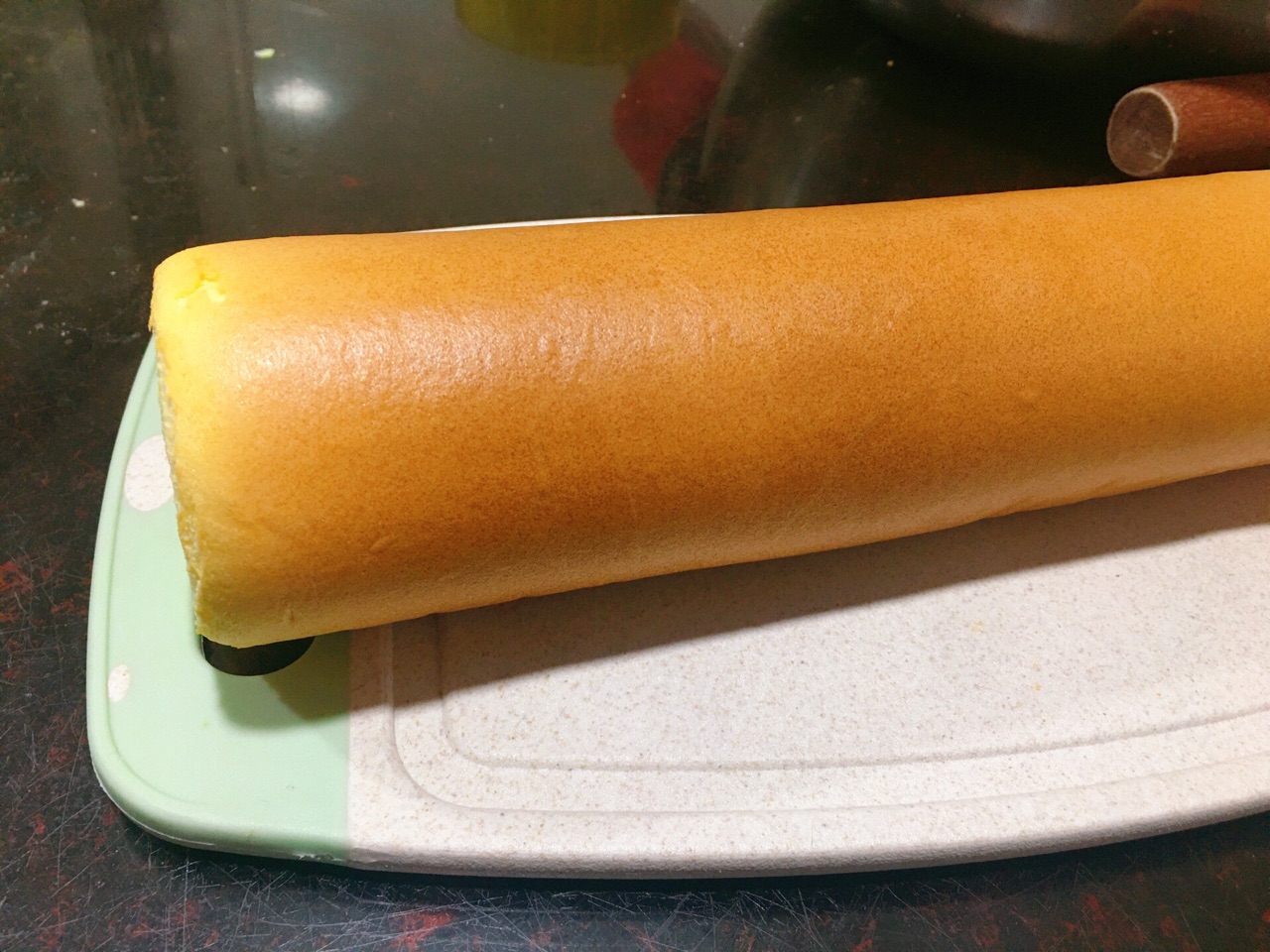 原味蛋糕卷，卷不裂！不掉皮！