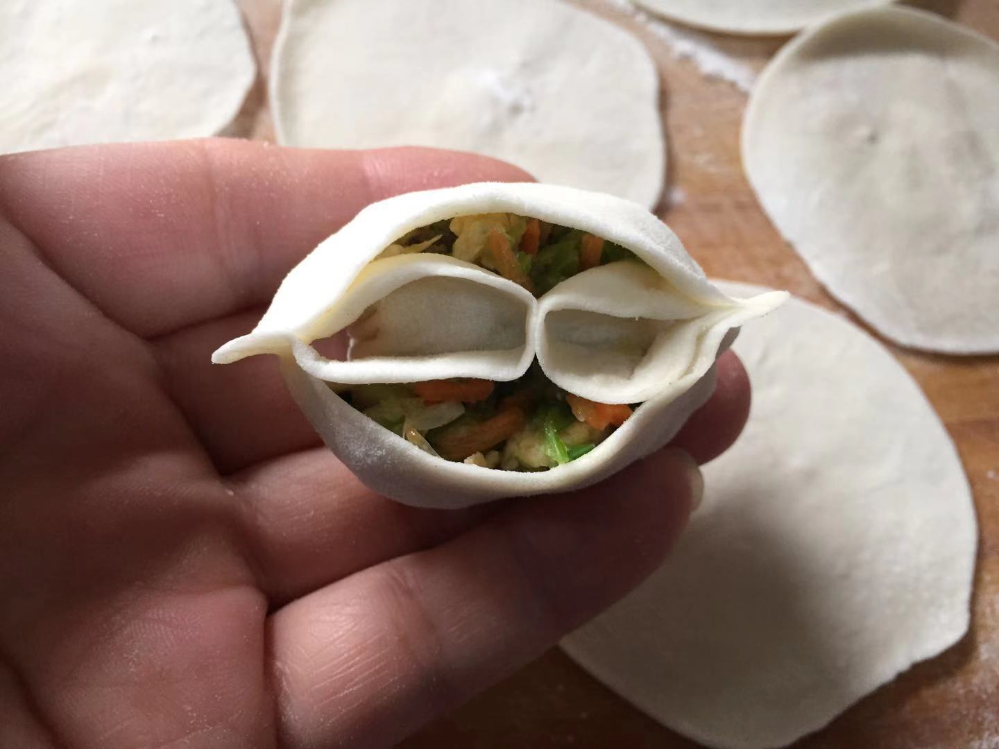 鸳鸯煎饺
