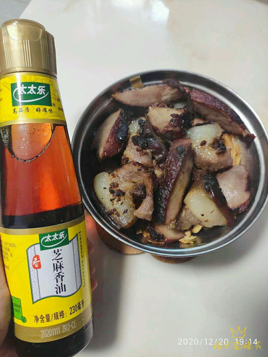 原汁原味的风肉蒸千张
