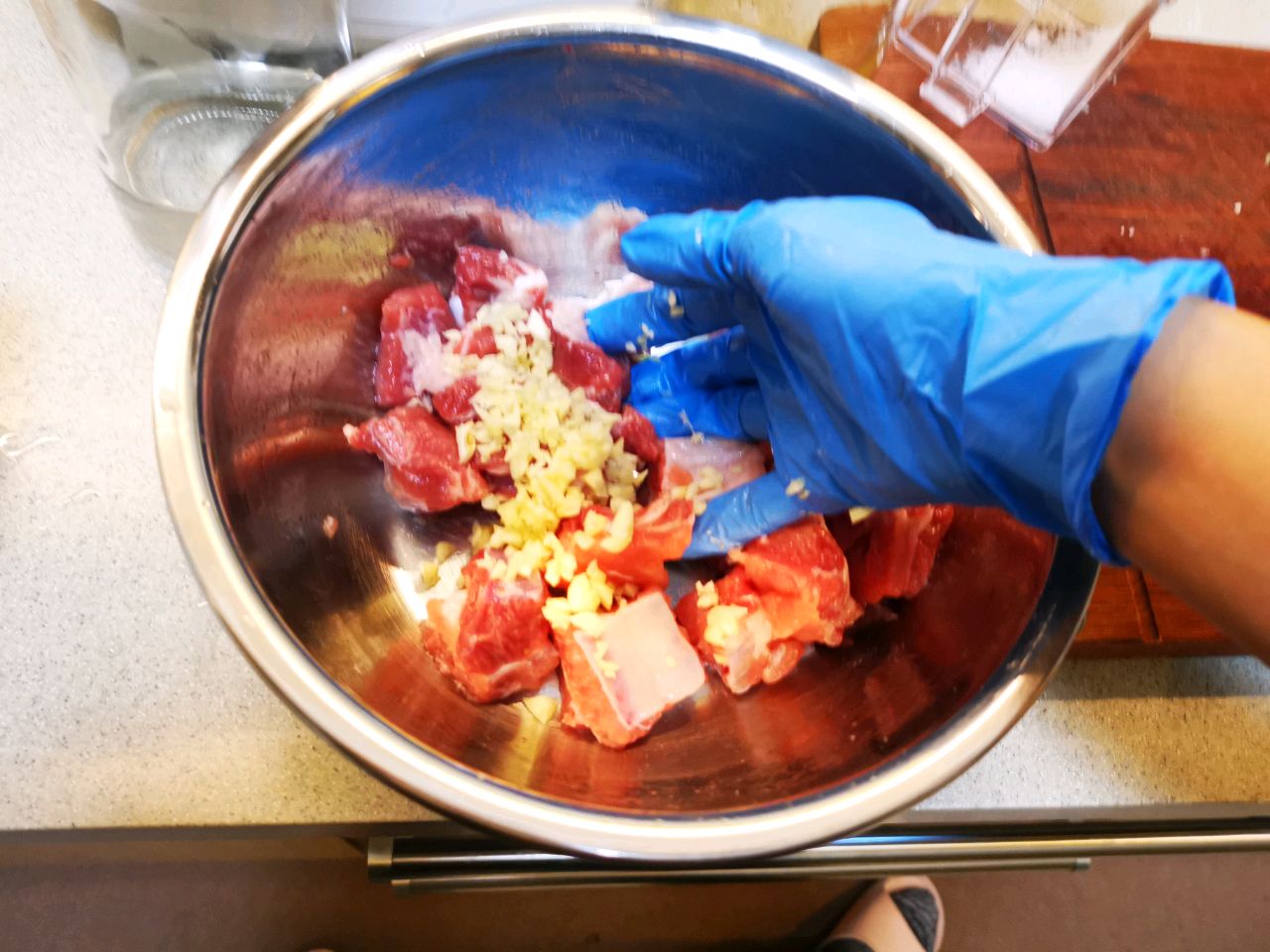 原汁原味的魅力→蒜蓉蒸排骨