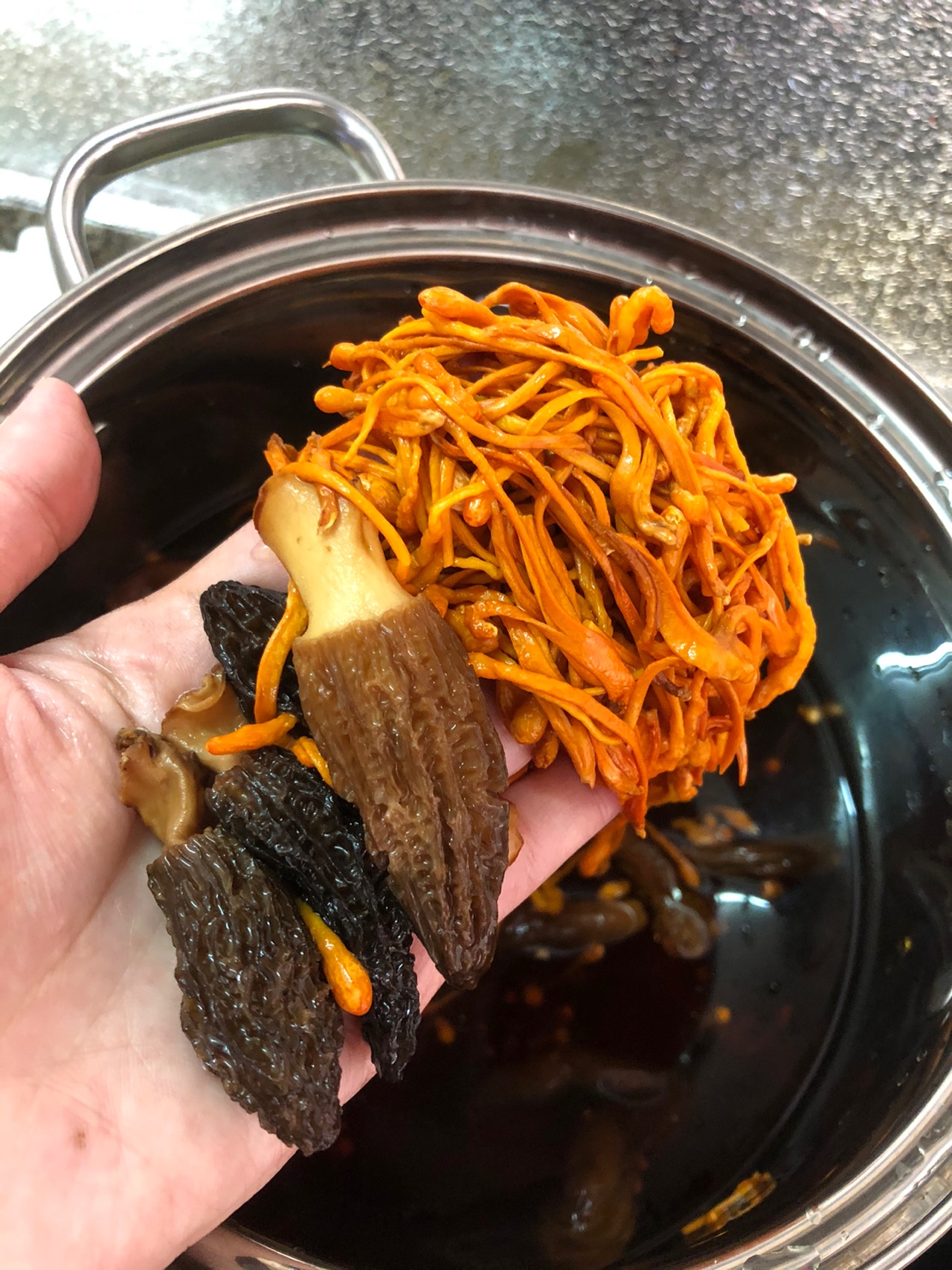 杂菌煲鸡