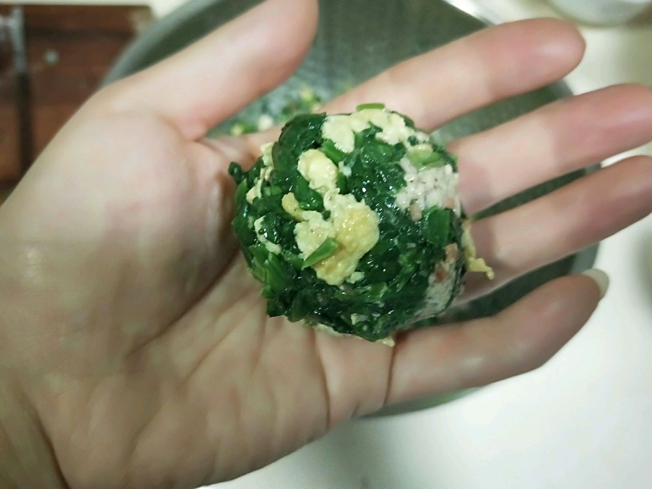 杂粮菜团子
