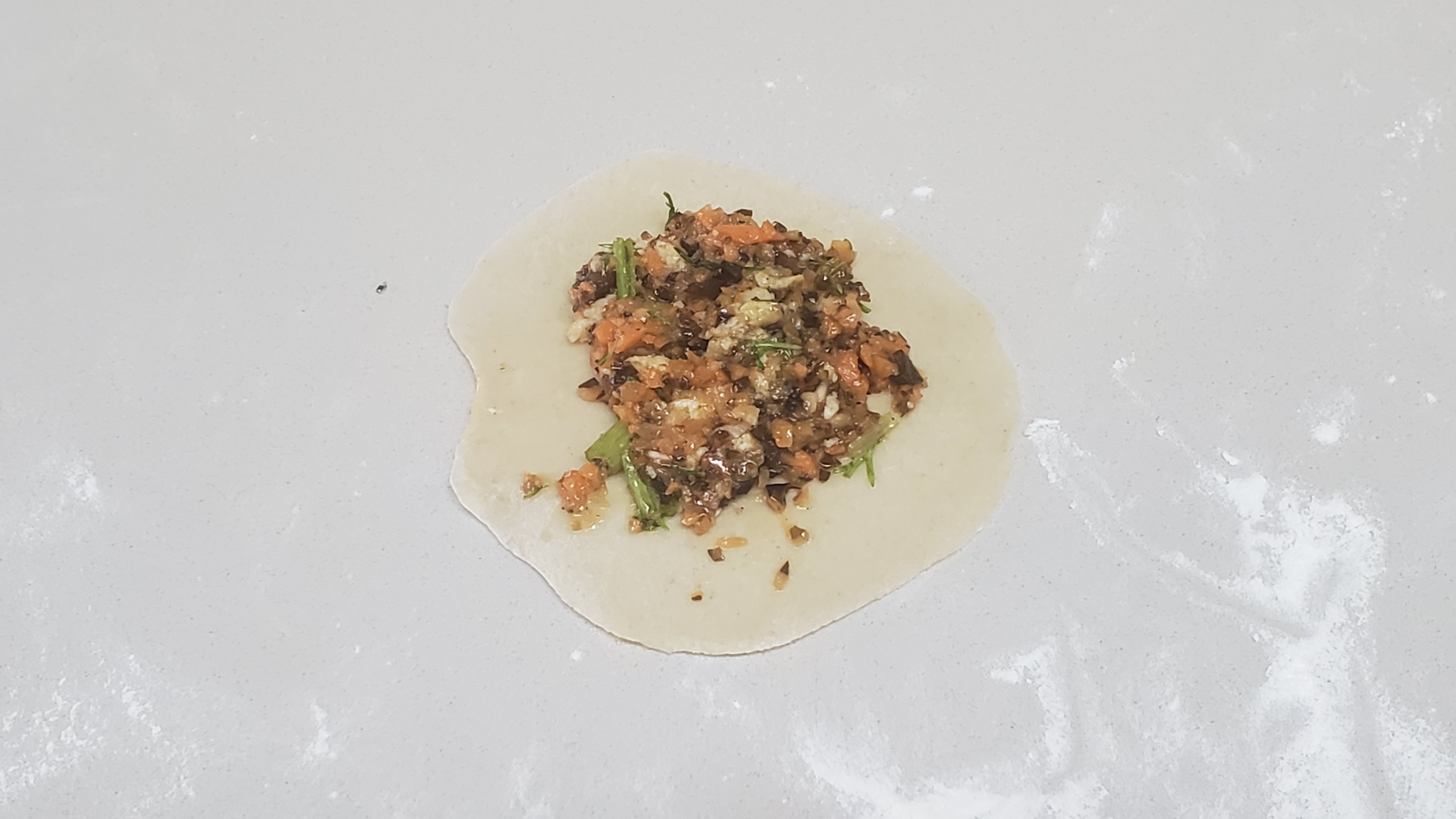 杂粮莜麦元宝蒸饺
