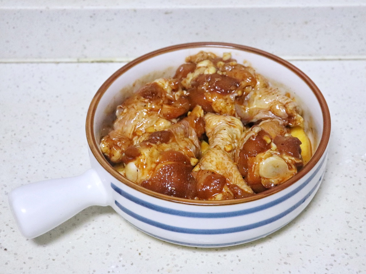 杂蔬烤鸡腿