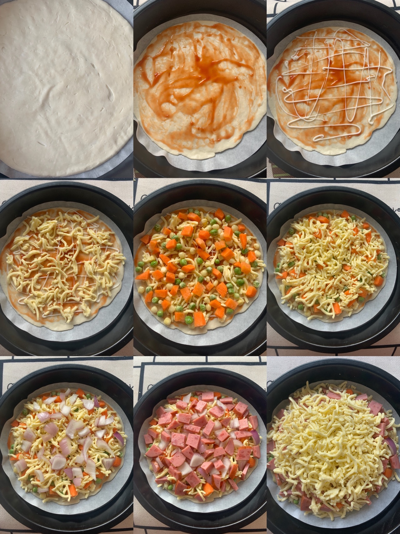 在家做披萨做法超简单，保证你一学就会