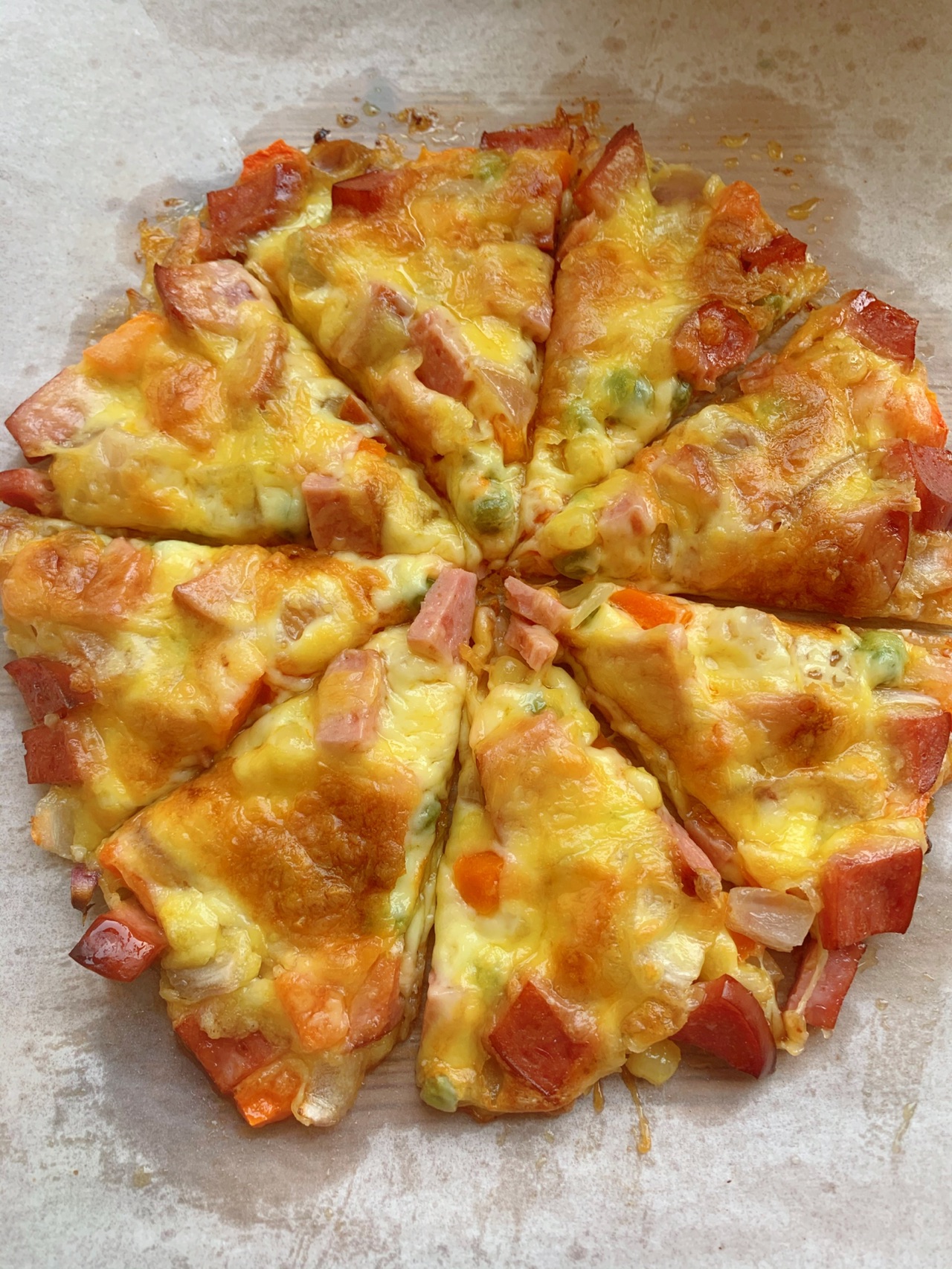 在家做披萨做法超简单，保证你一学就会